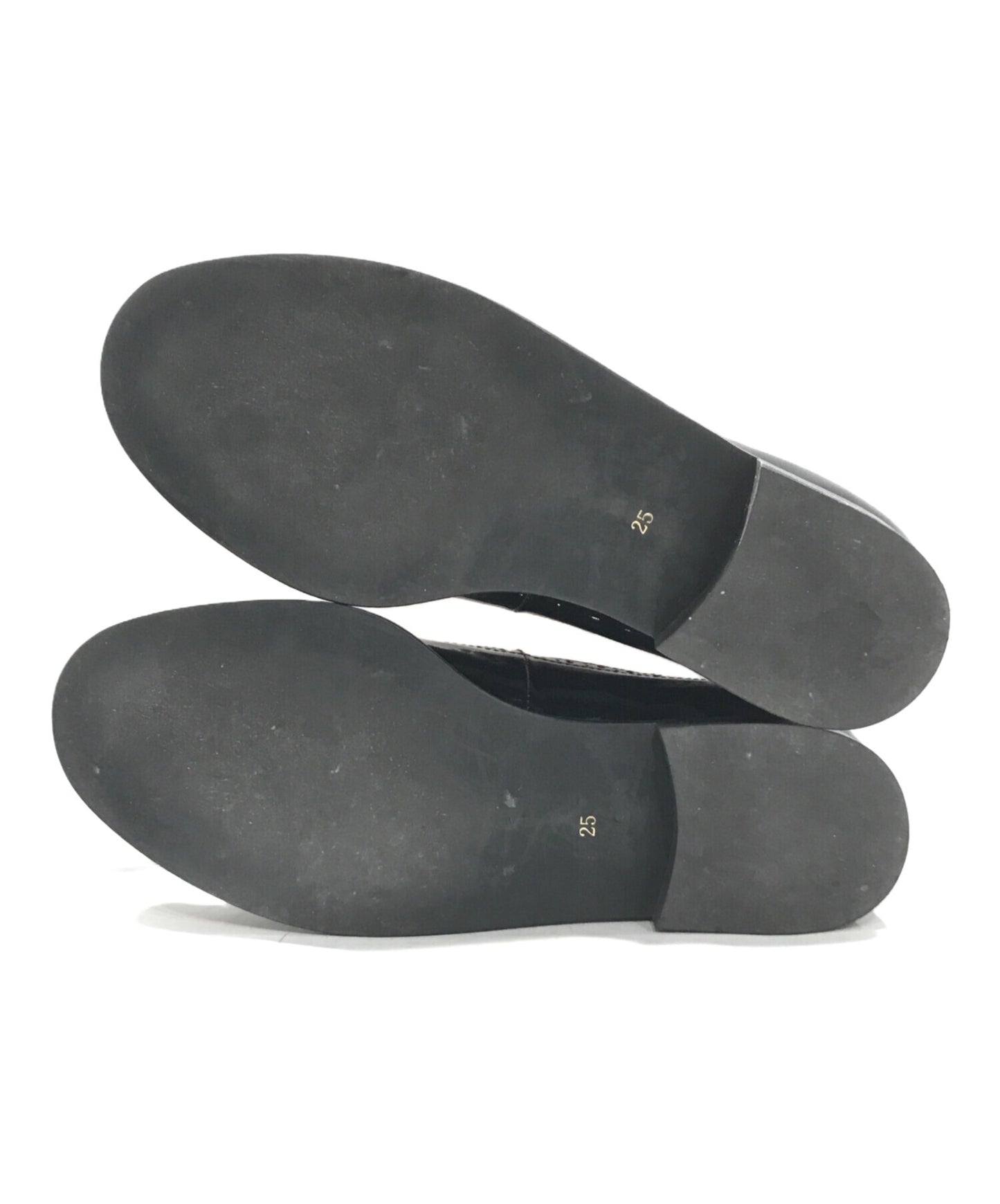 [Pre-owned] COMME des GARCONS Enamel and python strap shoes