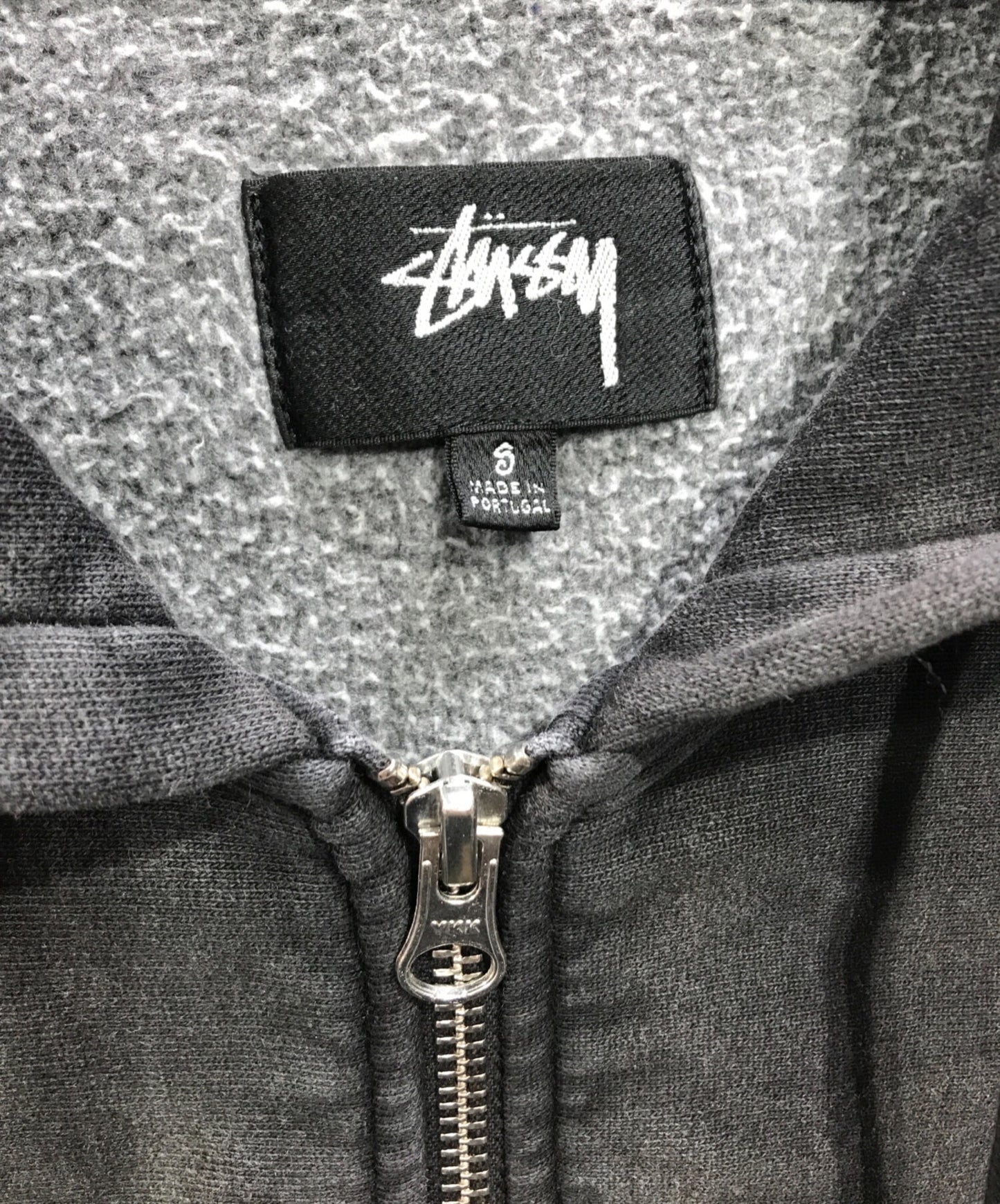 [Pre-owned] stussy ZIP HOODIE FADED GRAPHIC 118553