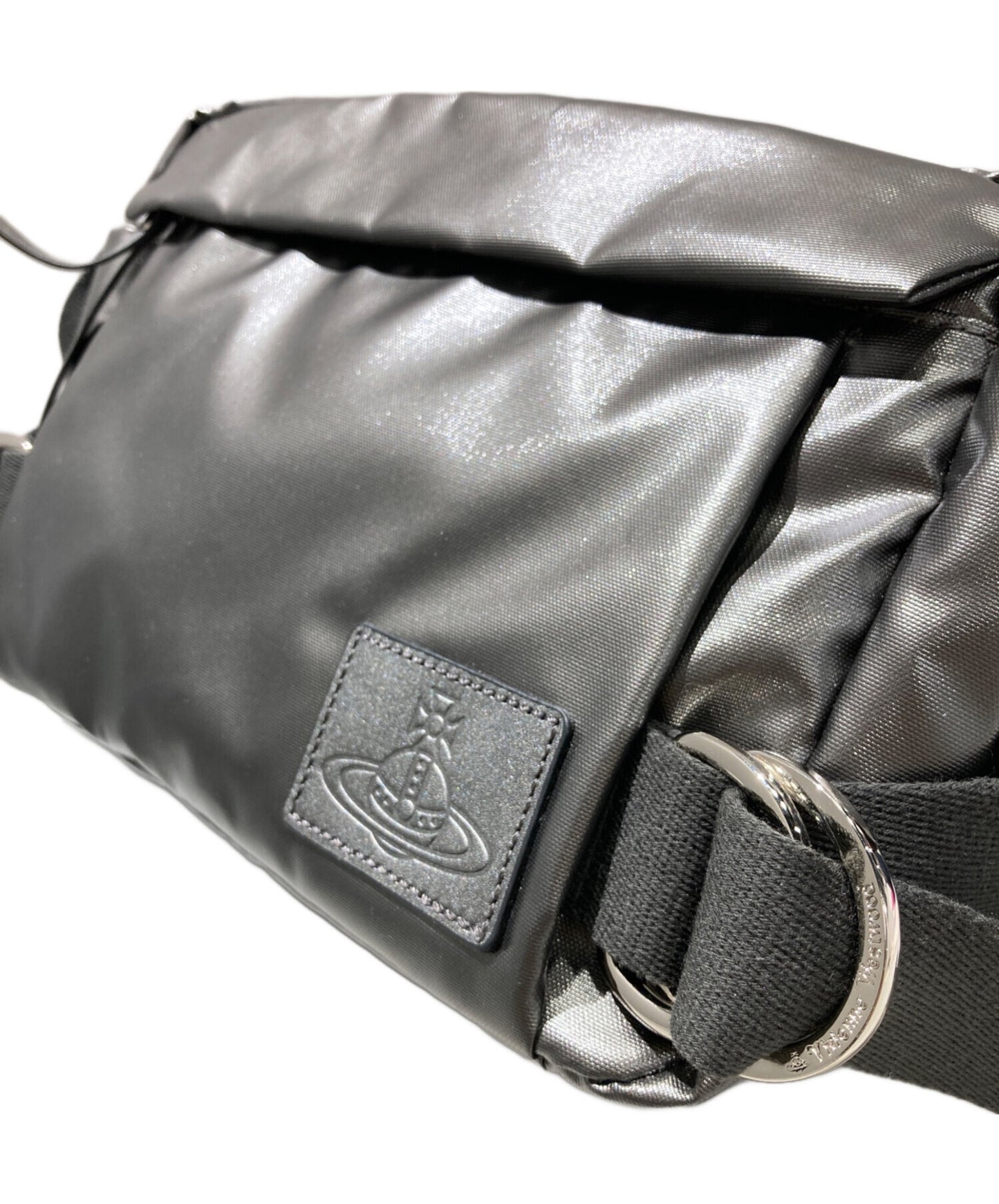 [Pre-owned] Vivienne Westwood Metallic Utility Shoulder Bag