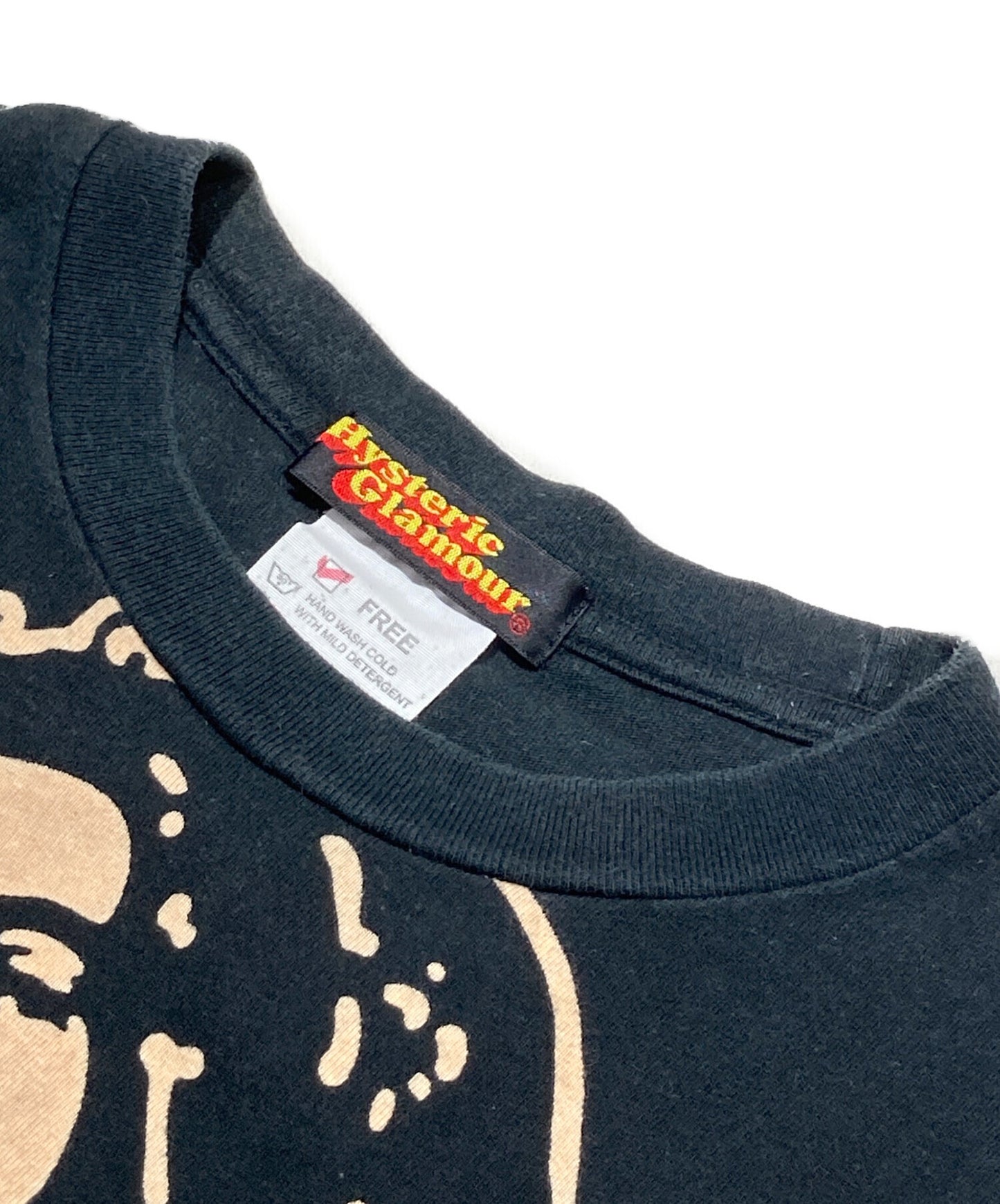 [Pre-owned] Hysteric Glamour Girl Print T-Shirt 2CT-8440