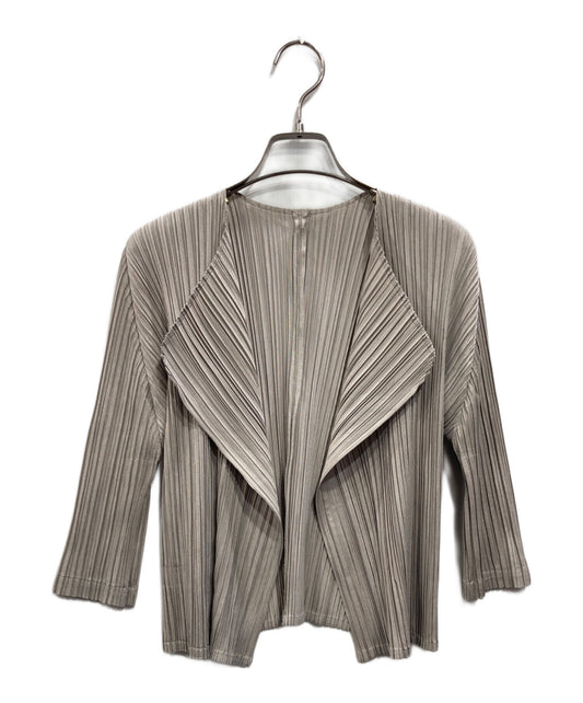 [Pre-owned] PLEATS PLEASE pleated cardigan PP71-J0532
