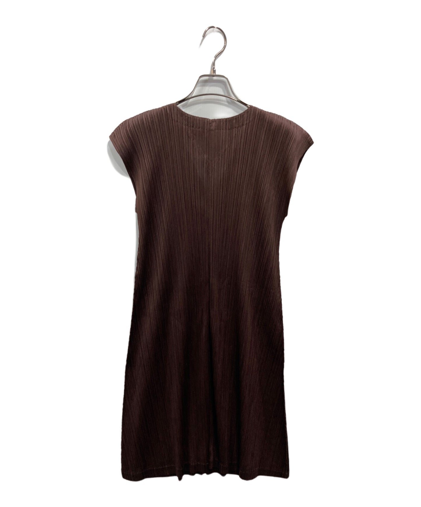 [Pre-owned] PLEATS PLEASE Front button pleated dress PP13-JT187