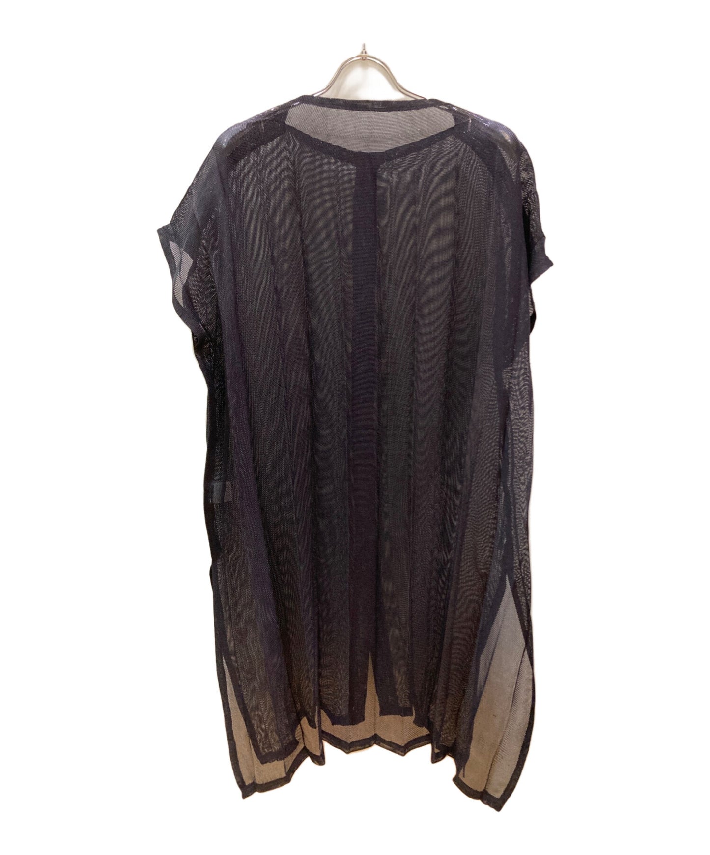 [Pre-owned] ISSEY MIYAKE me Mesh pleated long cardigan