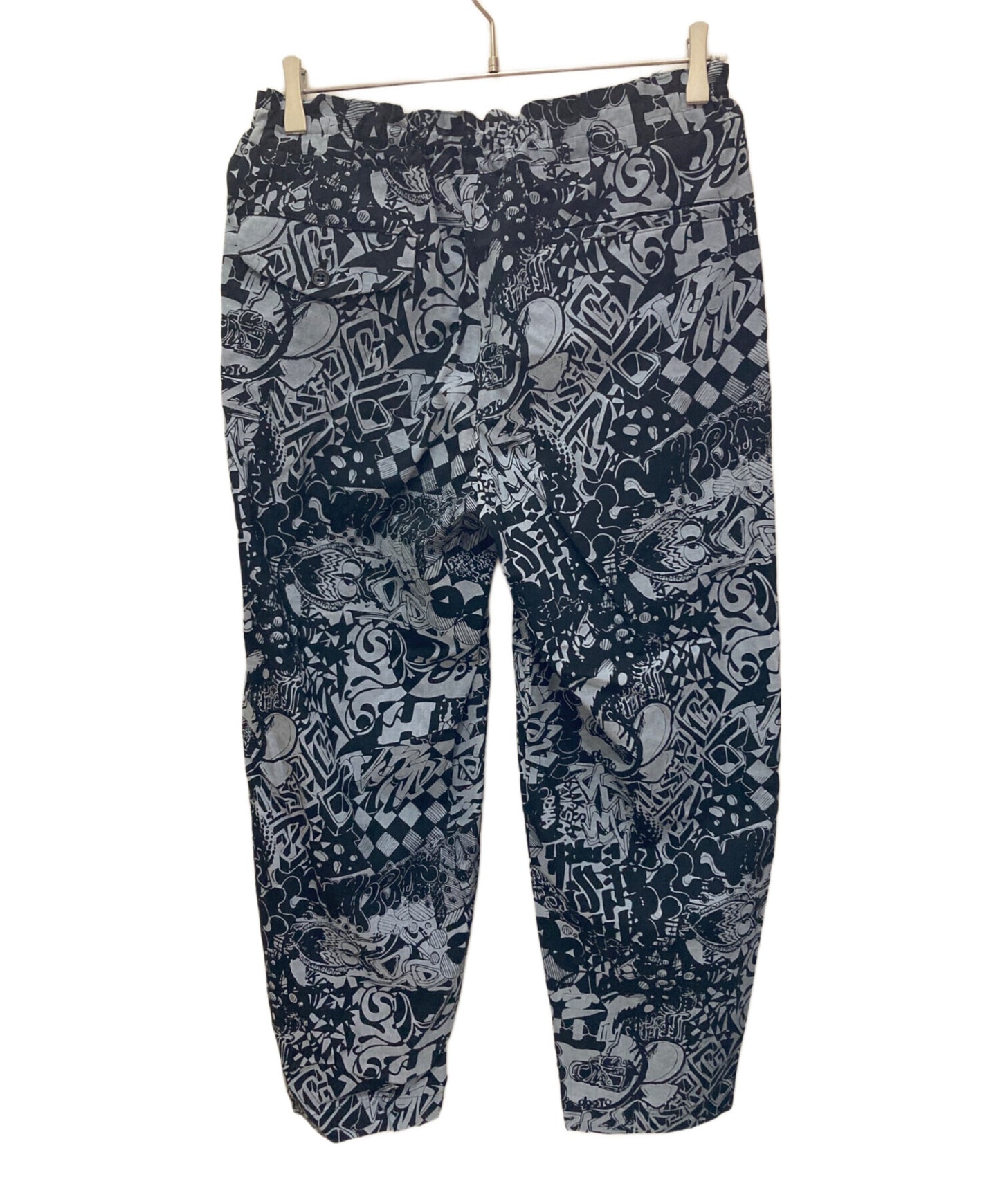 [Pre-owned] BLACK COMME des GARCONS full-length pants with a full pattern 1D-P004