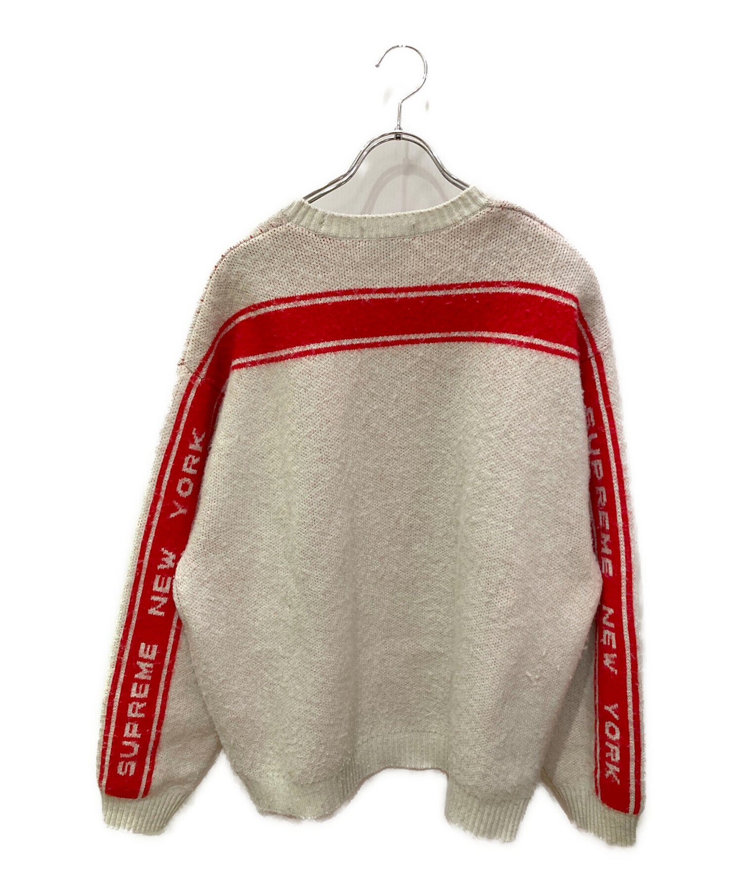 [Pre-owned] SUPREME back stripe sweater