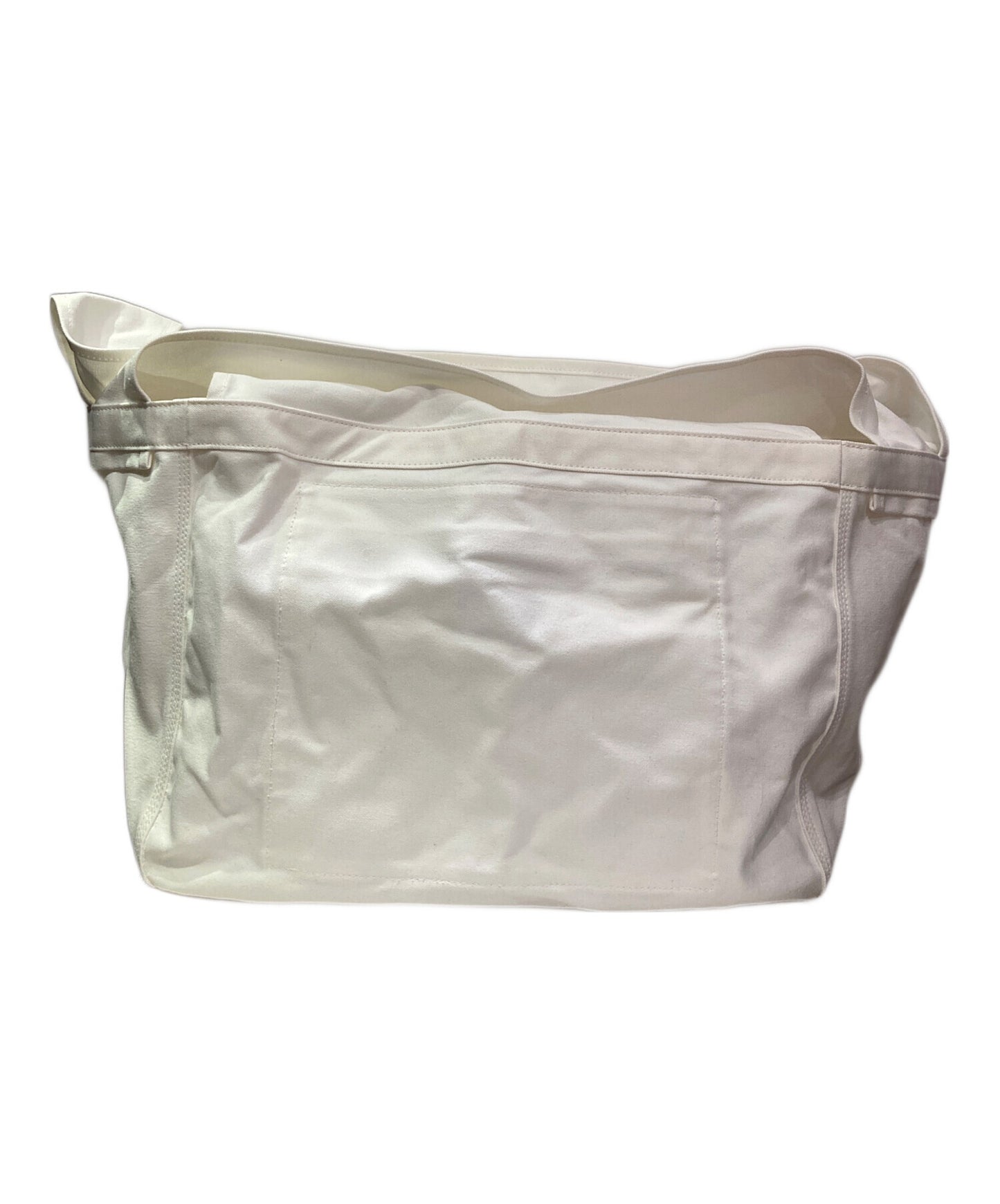 [Pre-owned] COMME des GARCONS SHIRT Cotton Canvas Logo Print Bag FK-K202-S23