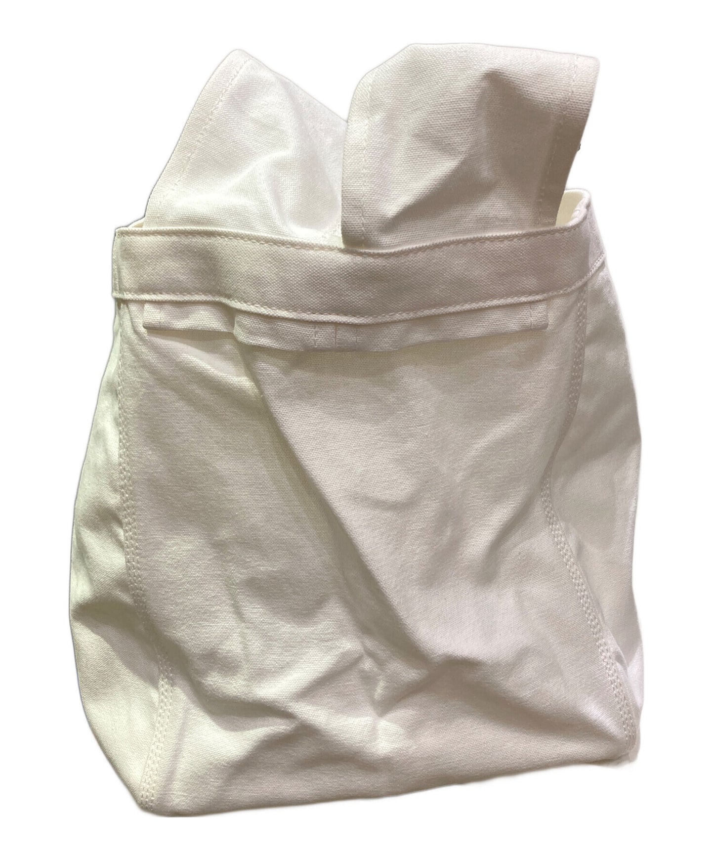 [Pre-owned] COMME des GARCONS SHIRT Cotton Canvas Logo Print Bag FK-K202-S23