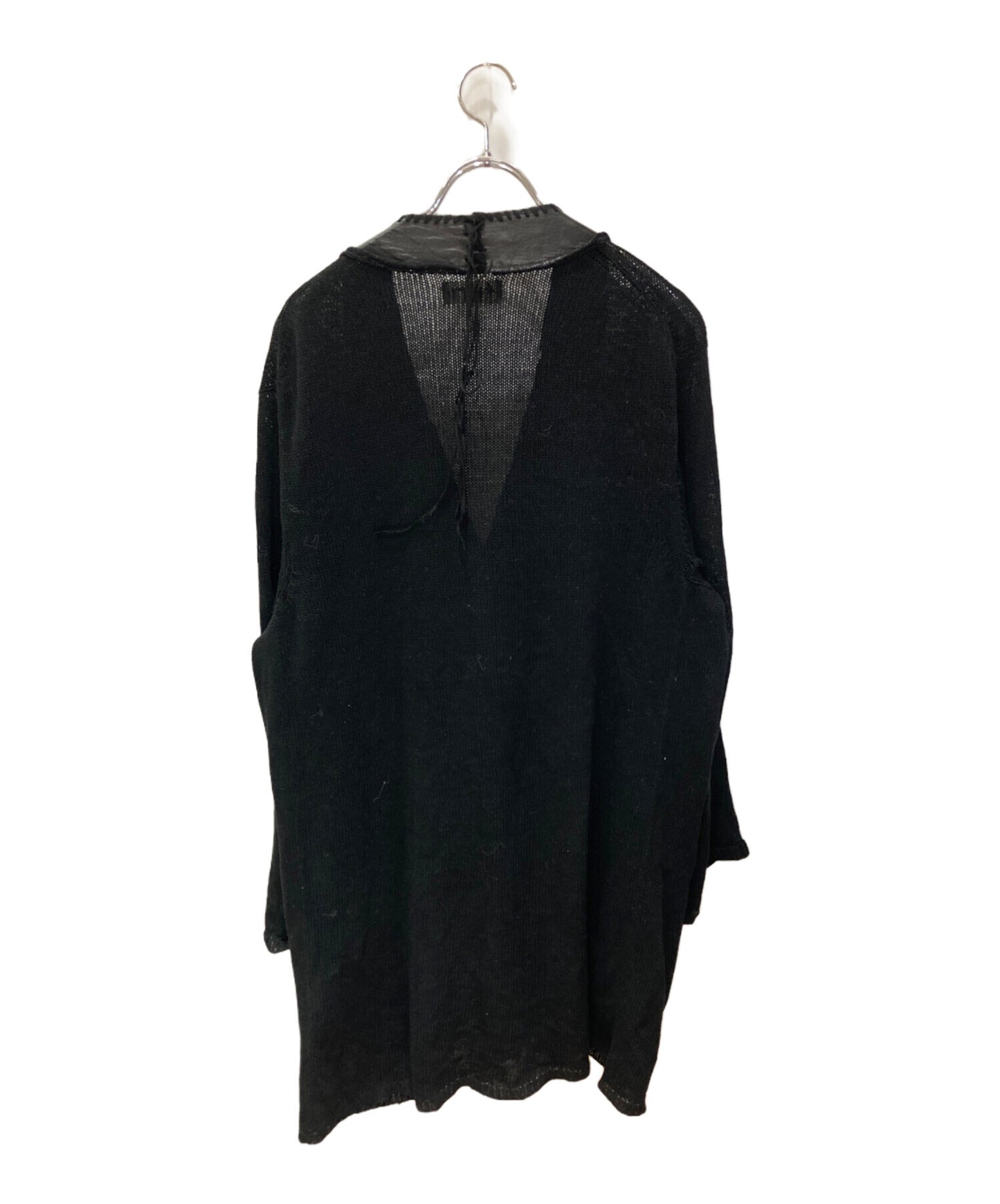 [Pre-owned] Yohji Yamamoto pour homme Bonding Leather Hagi Cardigan HH-K72-871