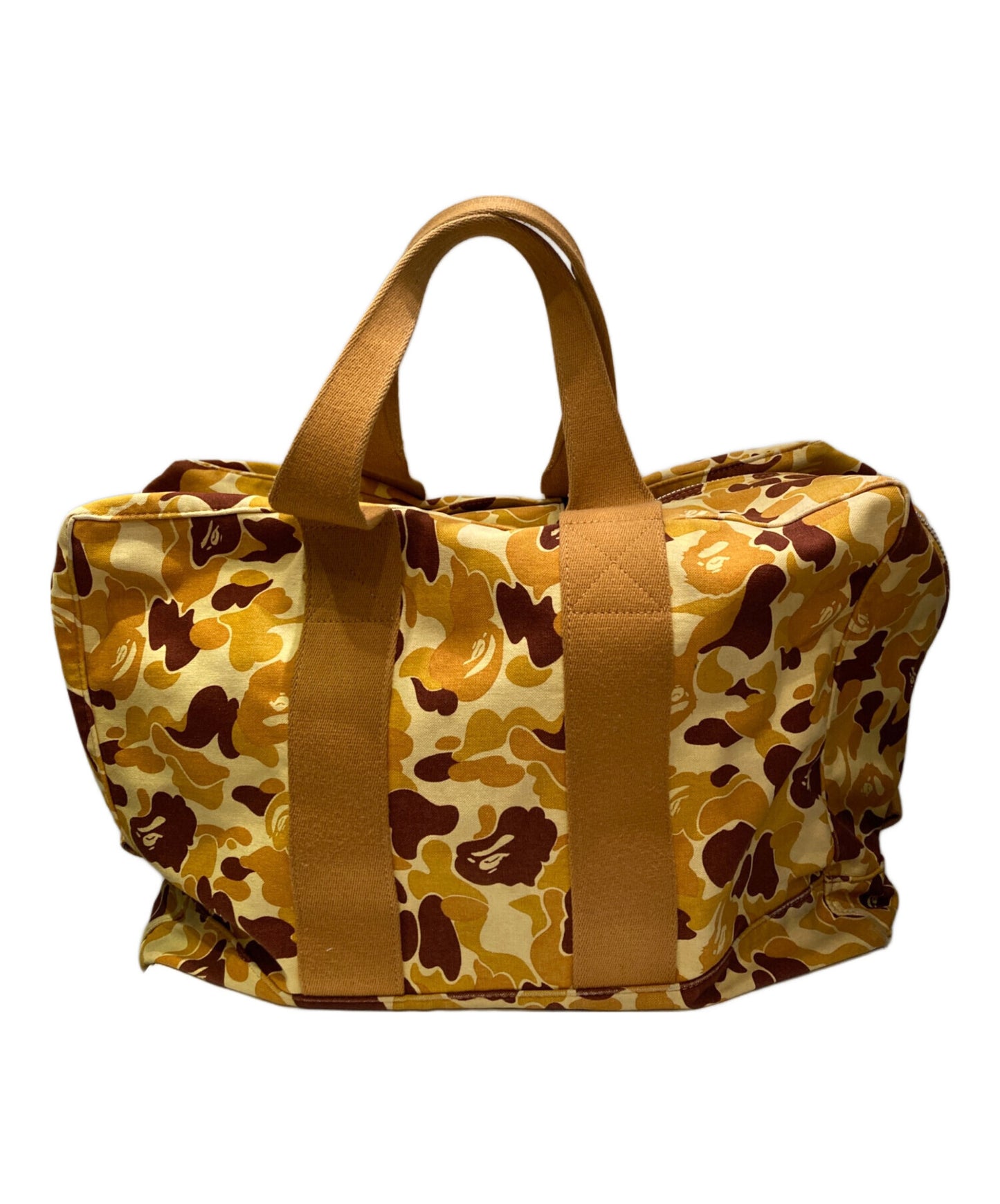 [Pre-owned] A BATHING APE ABC camo Boston bag