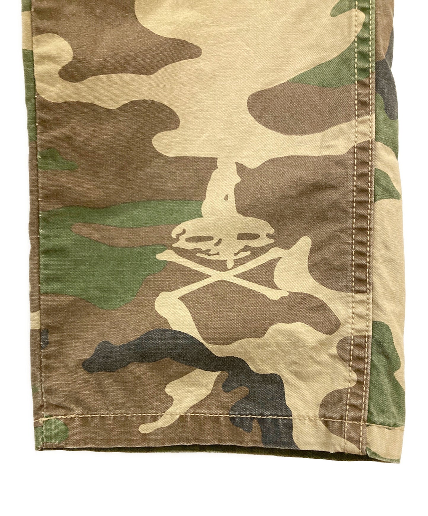 [Pre-owned] Hysteric Glamour Bone Girl Print Camouflage Pants