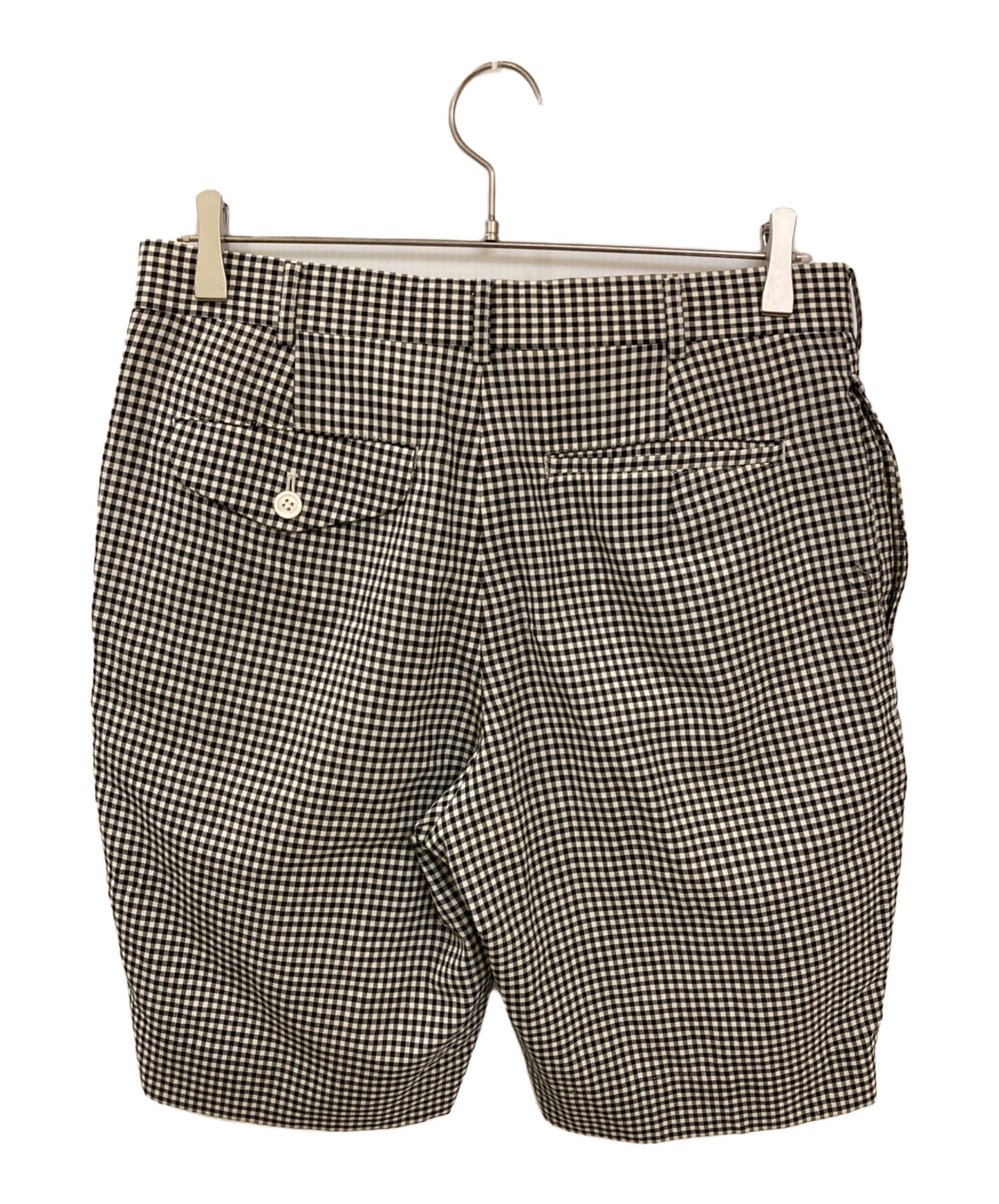 [Pre-owned] COMME des GARCONS HOMME PLUS Gingham Check Frilled Half Pants PI-P061