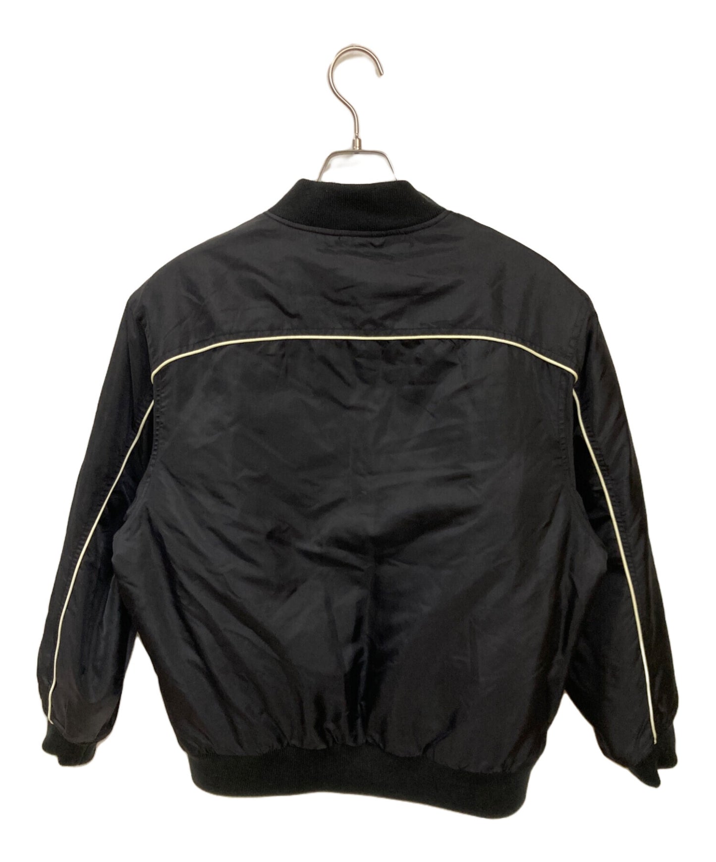 [Pre-owned] SUPREME CONTRAST SCRIPT VARSITY JACKET