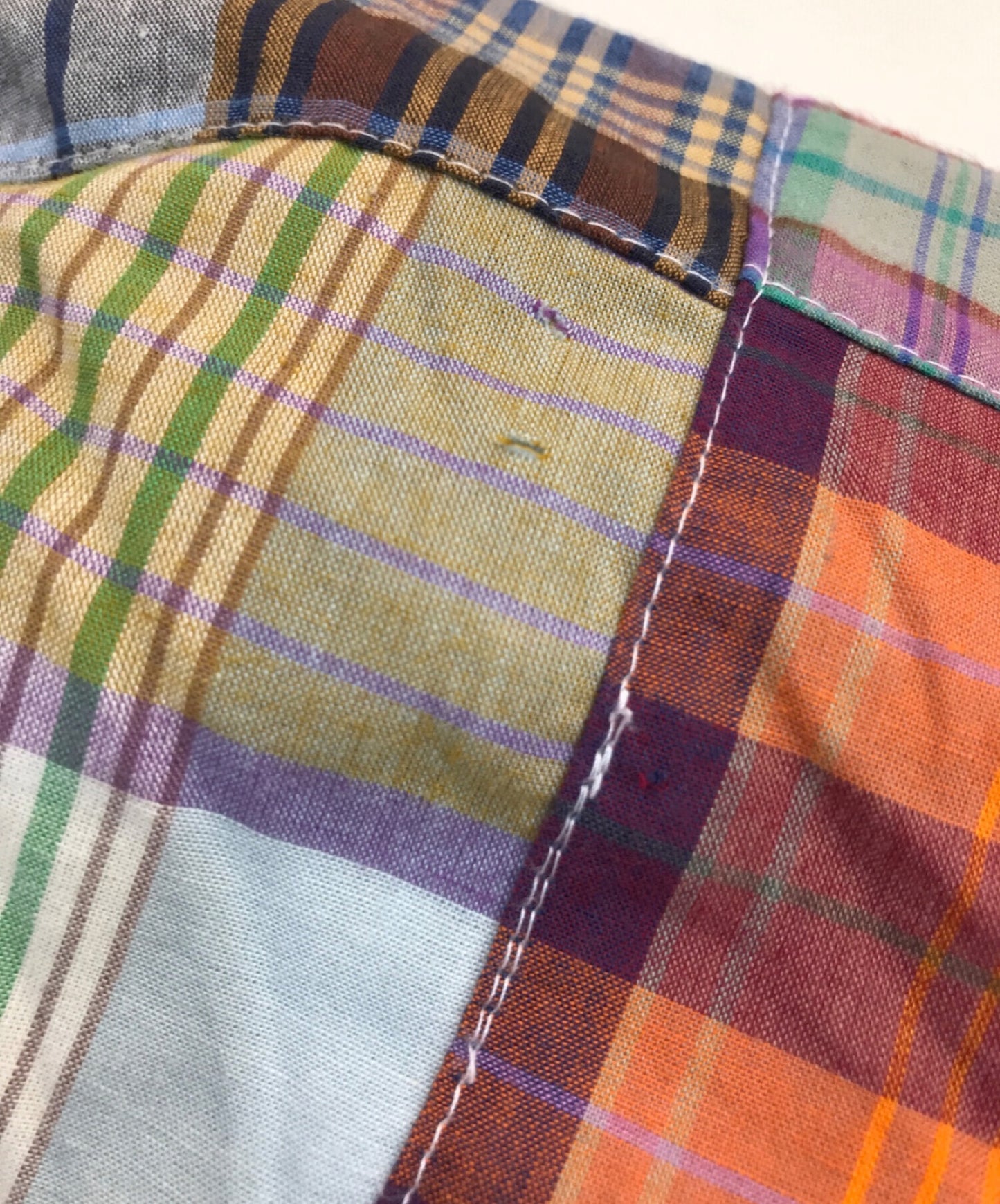 [Pre-owned] SUPREME Madras reversible windstopper puffer jacket