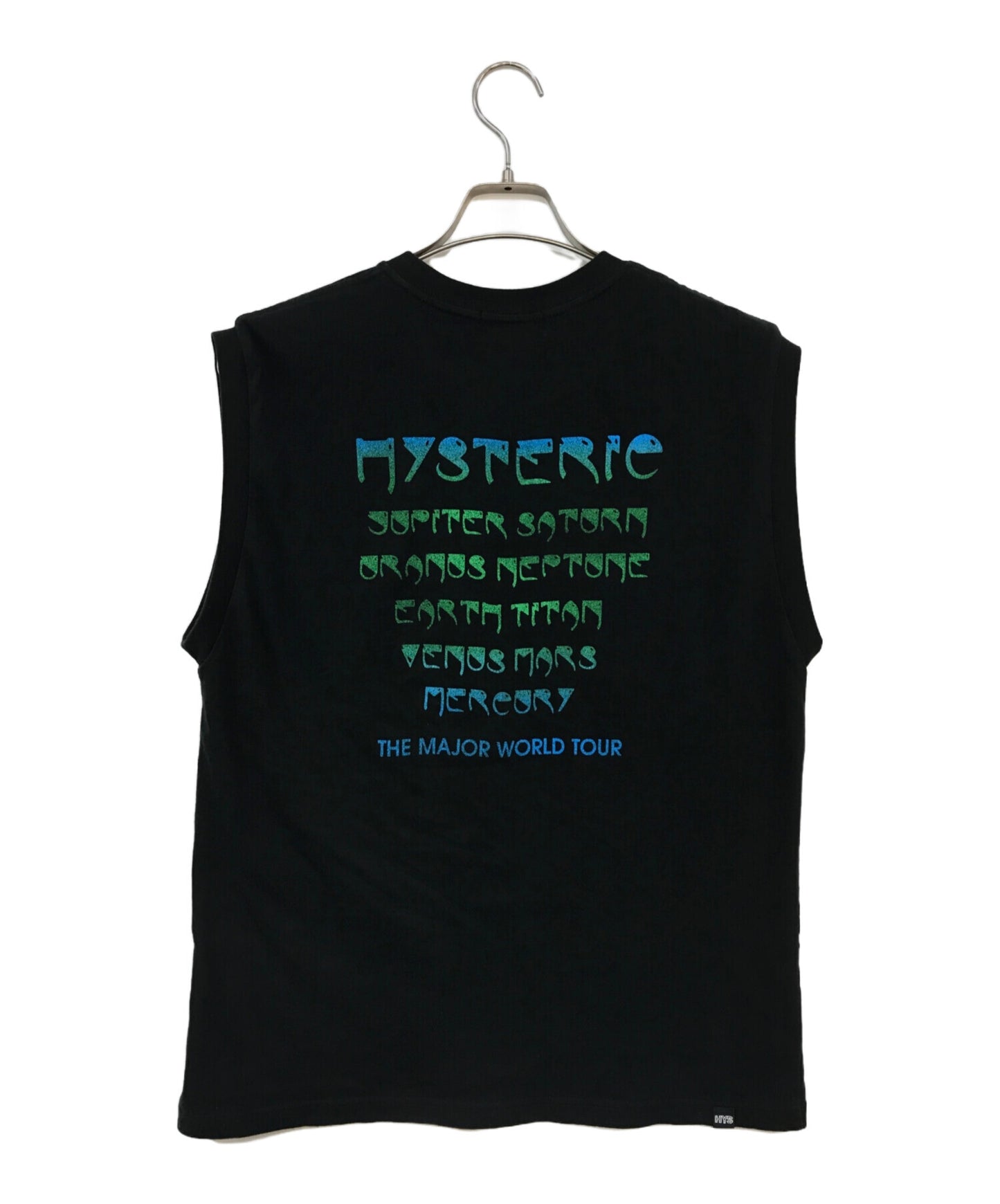 [Pre-owned] Hysteric Glamour MAJOR WORLD TOUR sleeveless T-shirt 02231CR02