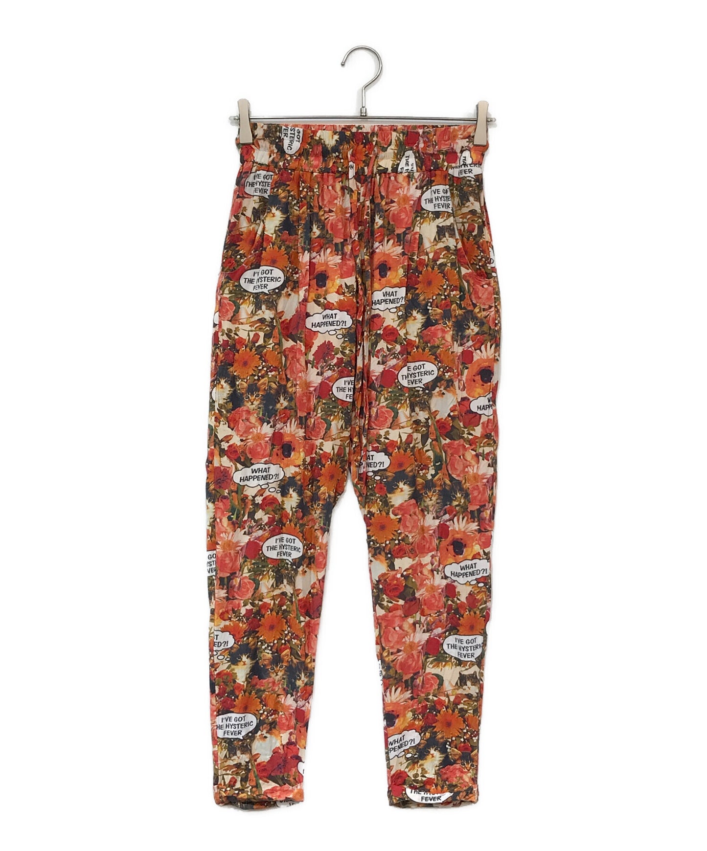 [Pre-owned] Hysteric Glamour full-length pants with a full pattern 0142AP02