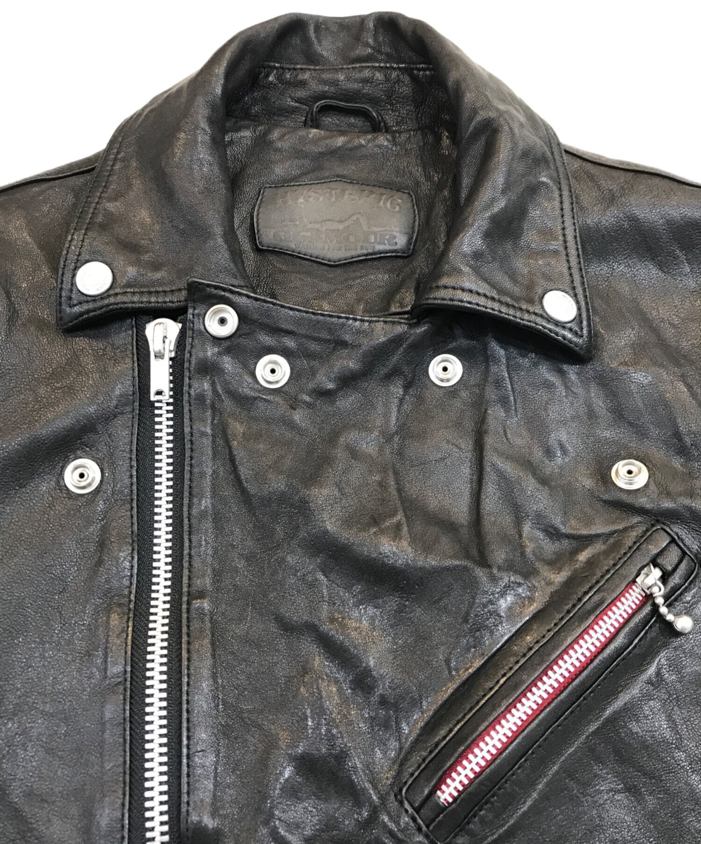 [Pre-owned] Hysteric Glamour Lamb Leather Double Riders Jacket 0203LB01