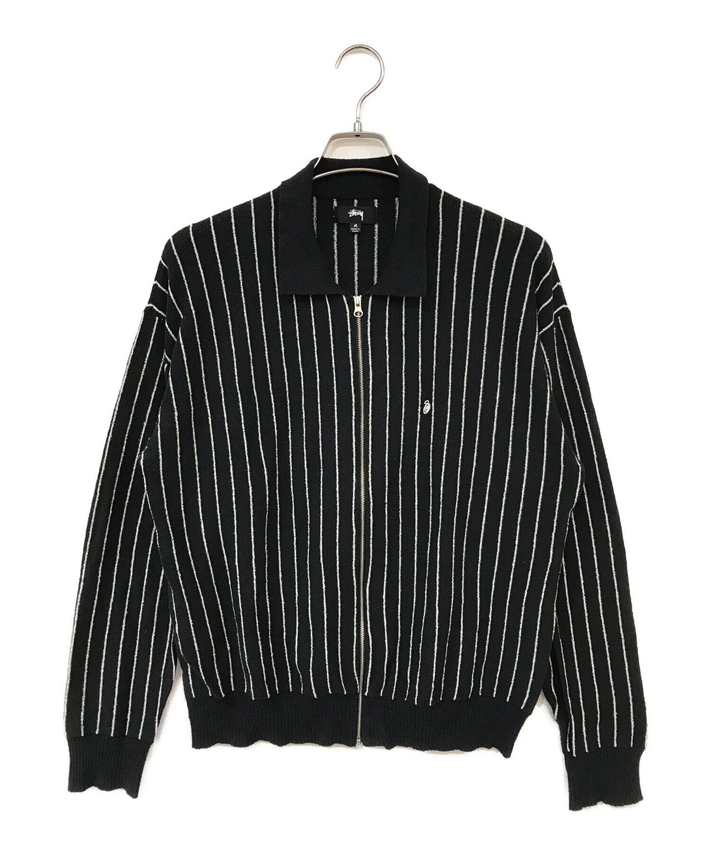 [Pre-owned] stussy LIGHT WEIGHT LS ZIP POLO