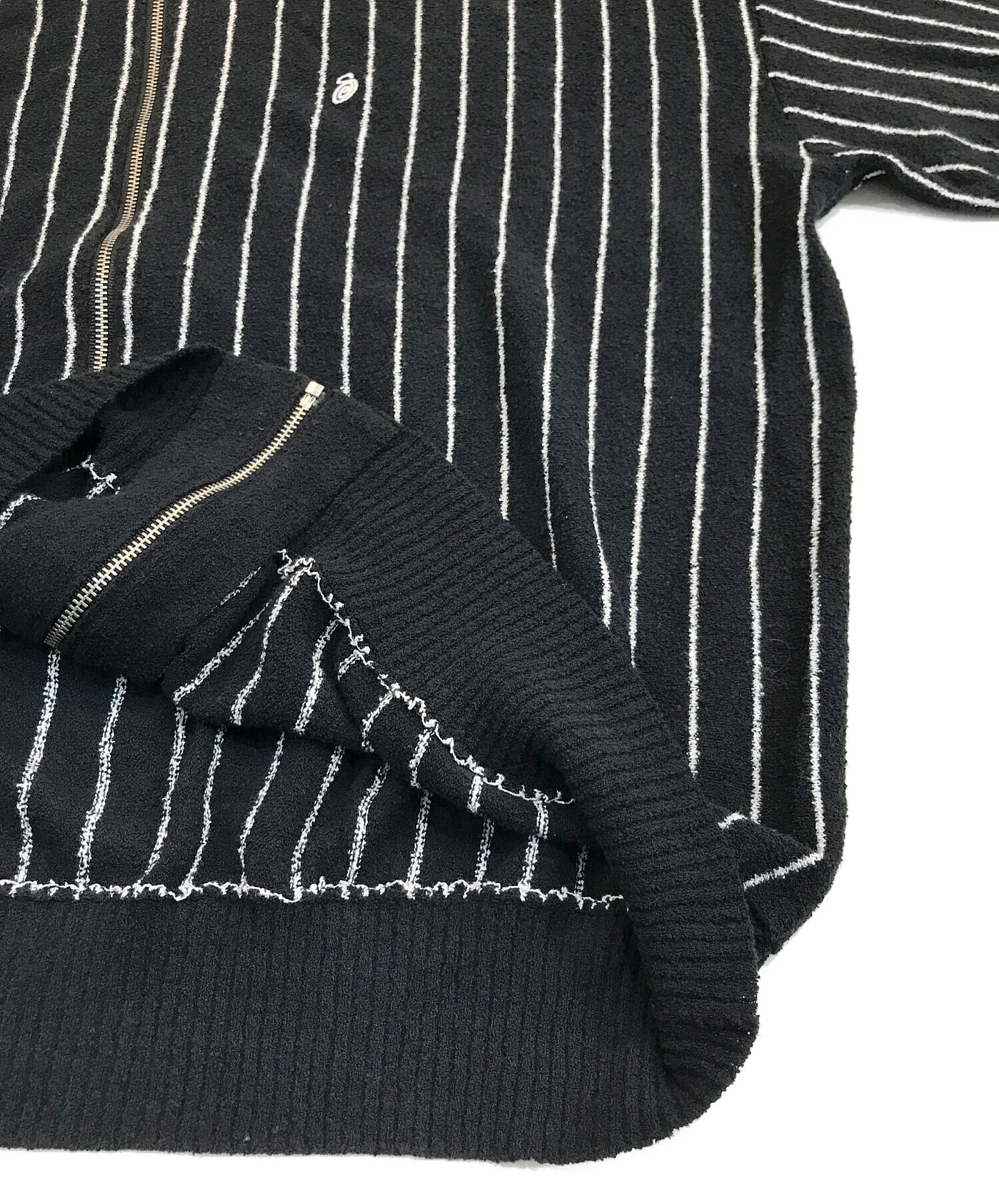 [Pre-owned] stussy LIGHT WEIGHT LS ZIP POLO