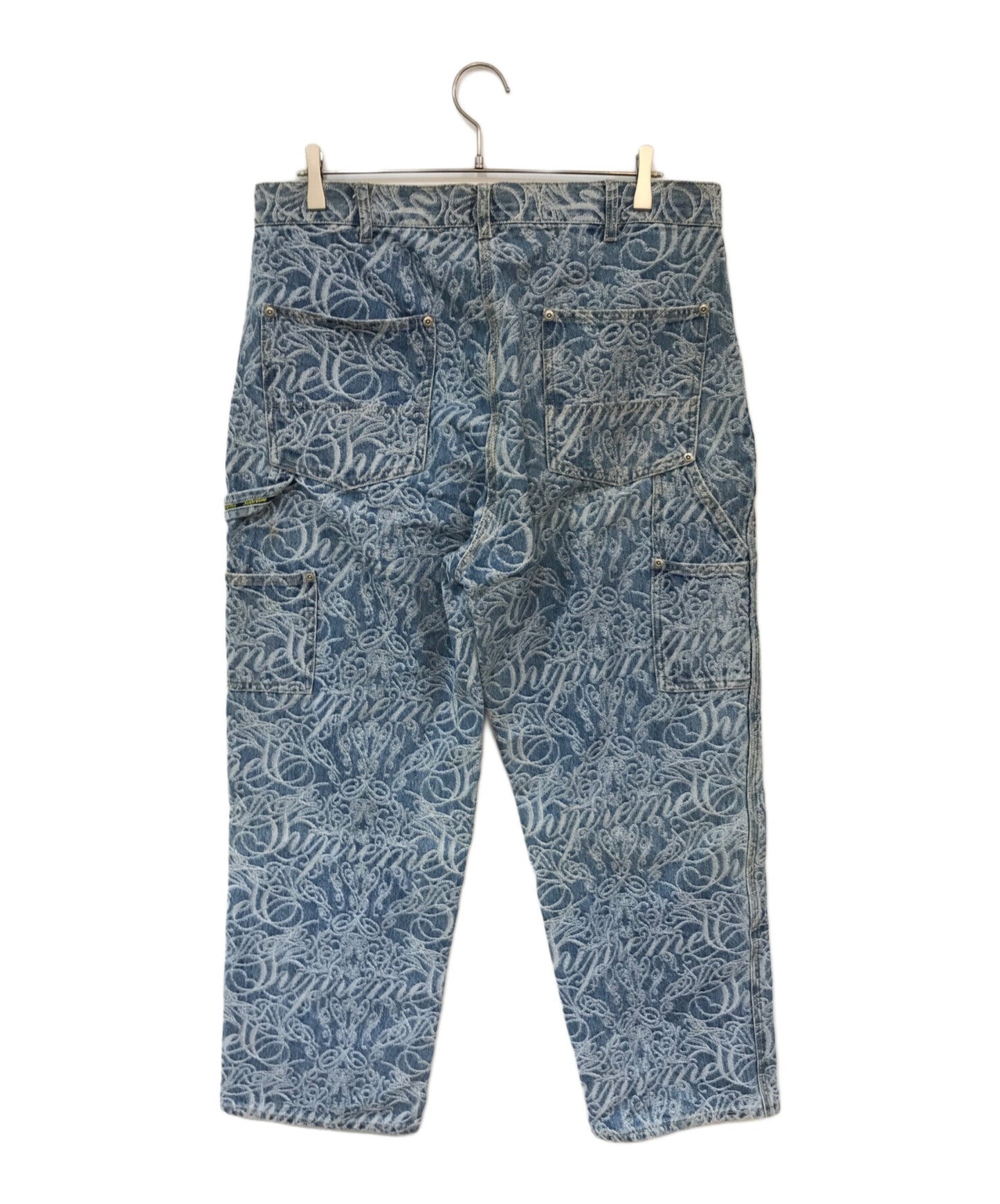 [Pre-owned] SUPREME SCRIPT JACQUARD DOUBLE KNEE PAINTER PANT