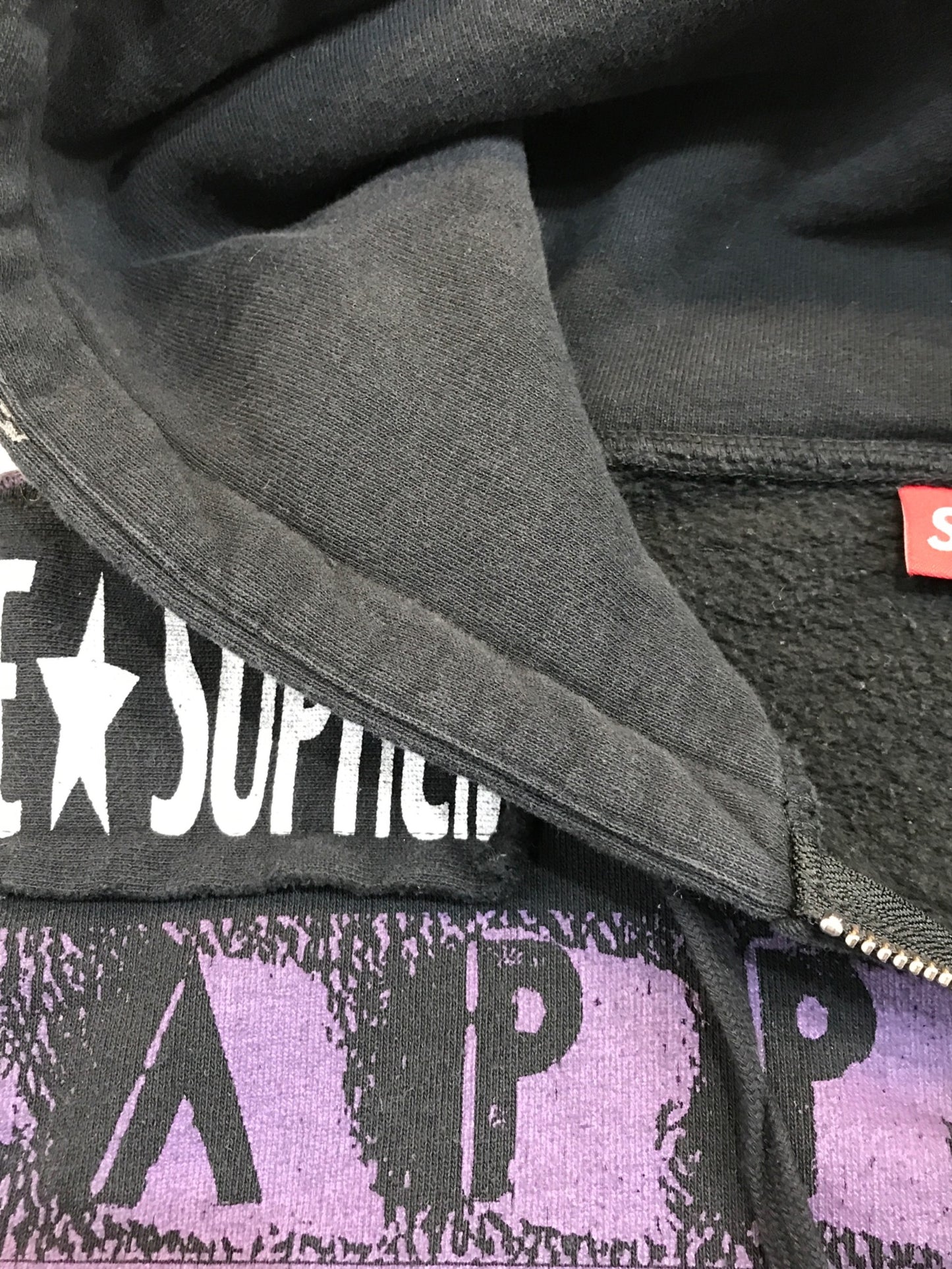 [Pre-owned] SUPREME Collage Zip Up Hooded Sweatshirt