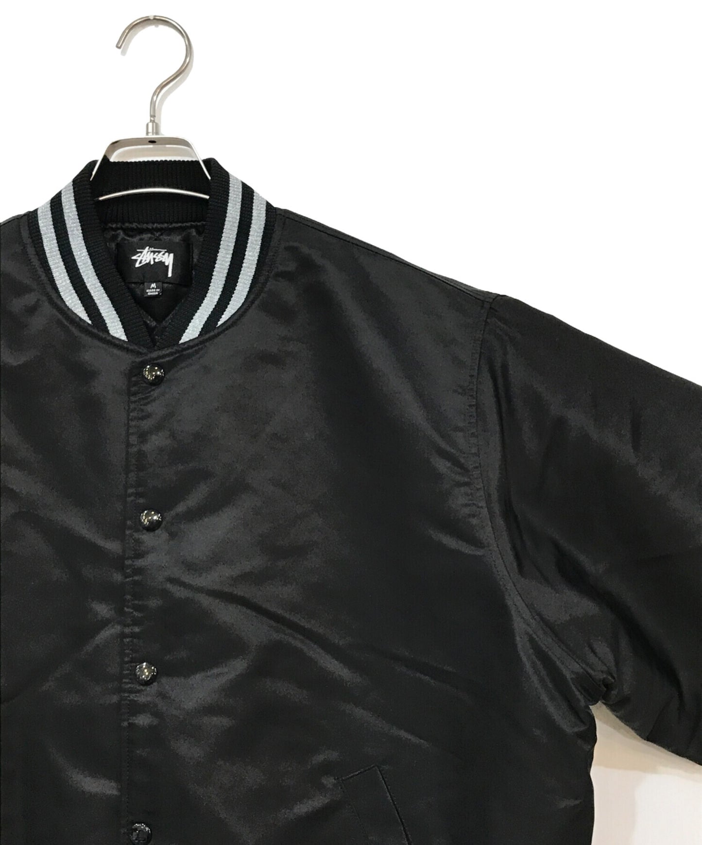 [Pre-owned] stussy Sequins Satin Jacket 115718