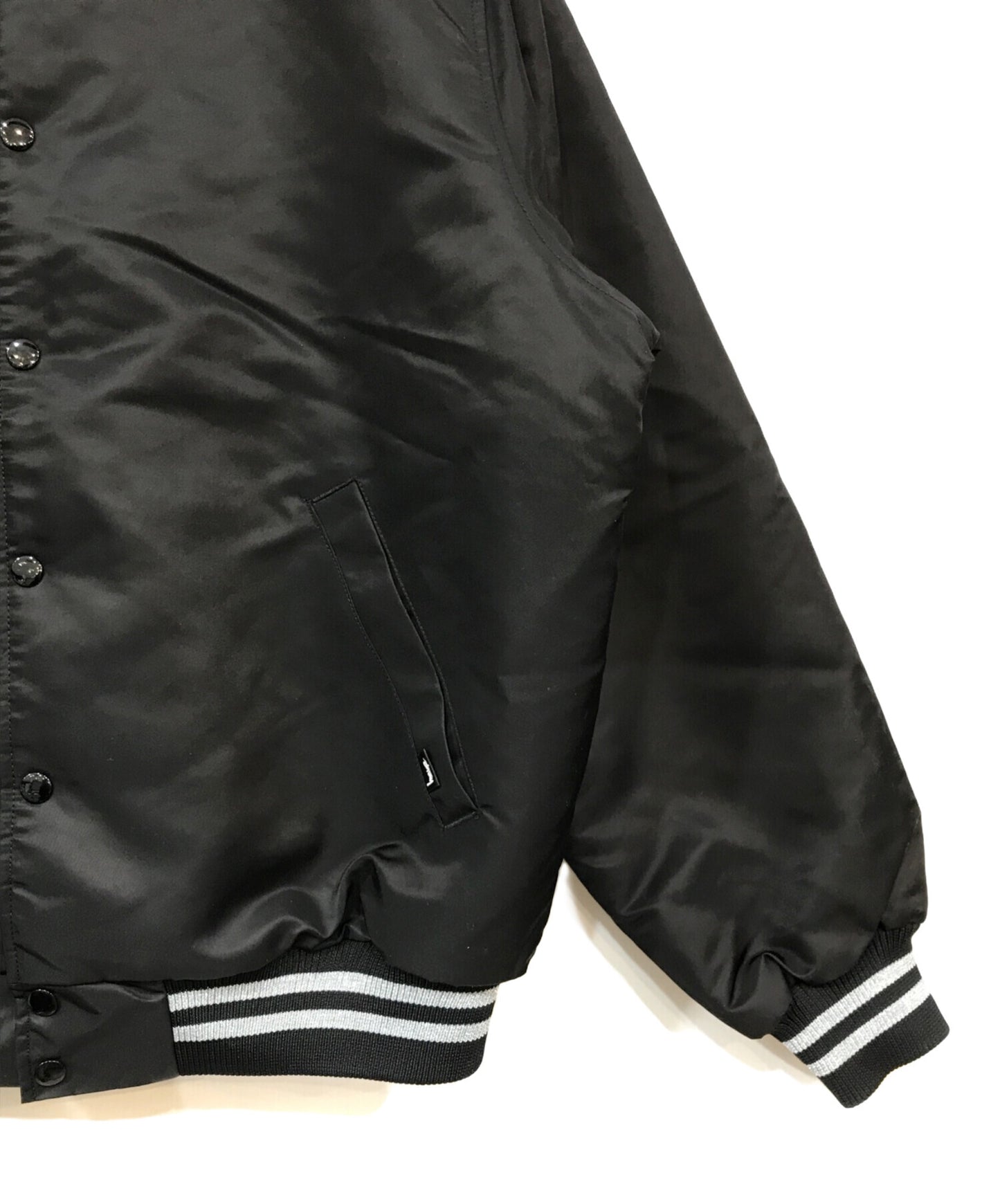 [Pre-owned] stussy Sequins Satin Jacket 115718