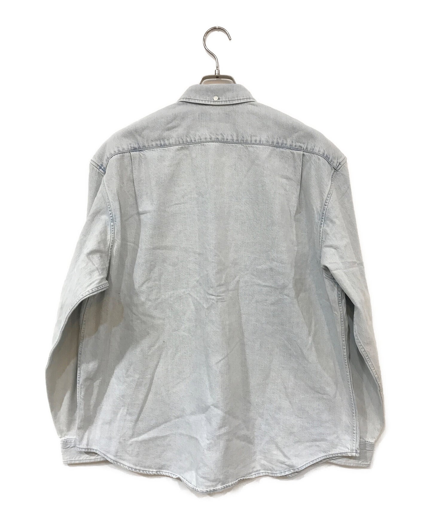 [Pre-owned] SUPREME Small Box Shirt "Washed Denim".