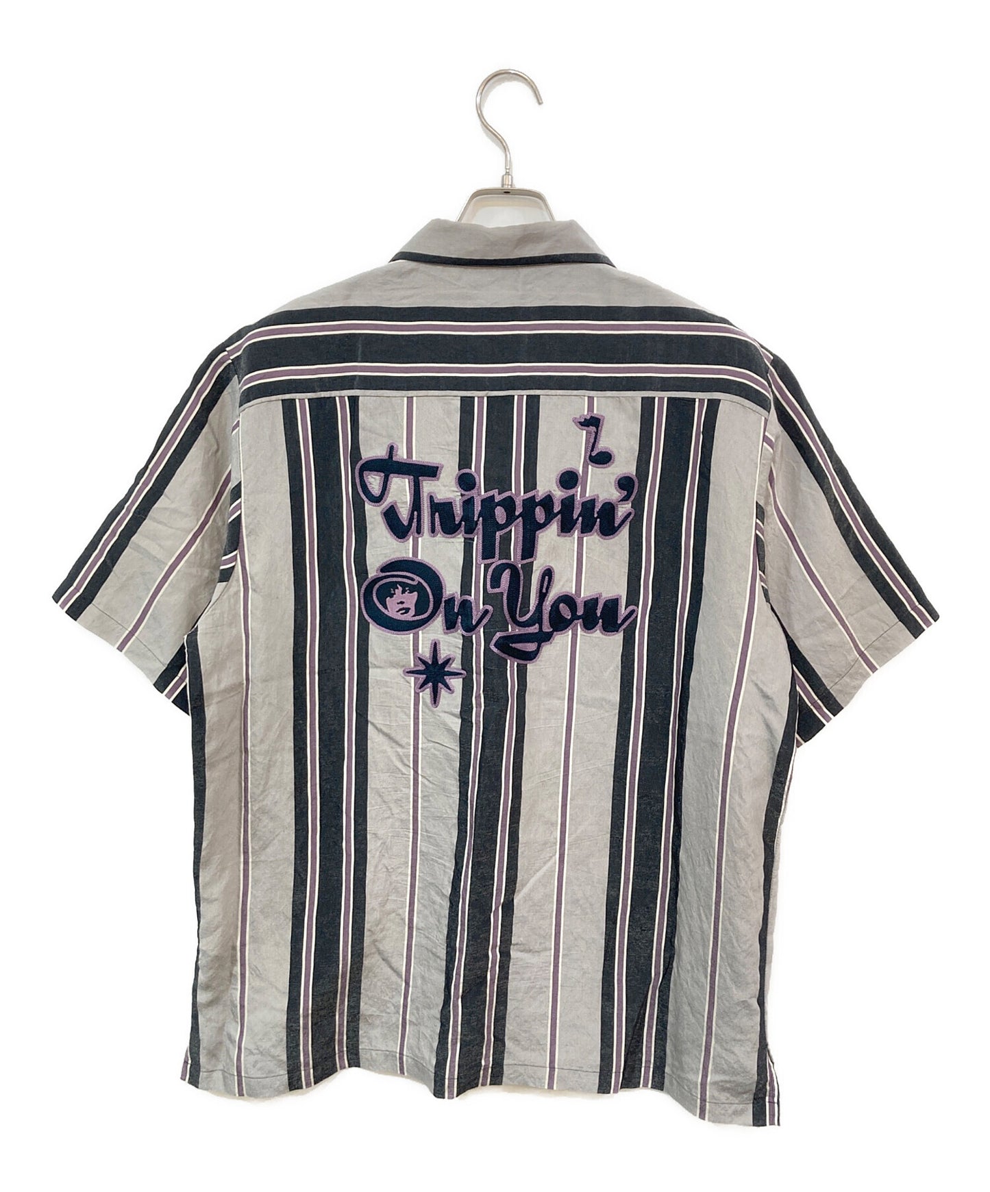 [Pre-owned] Hysteric Glamour RIPPIN'ON YOU embroidered open collar shirt