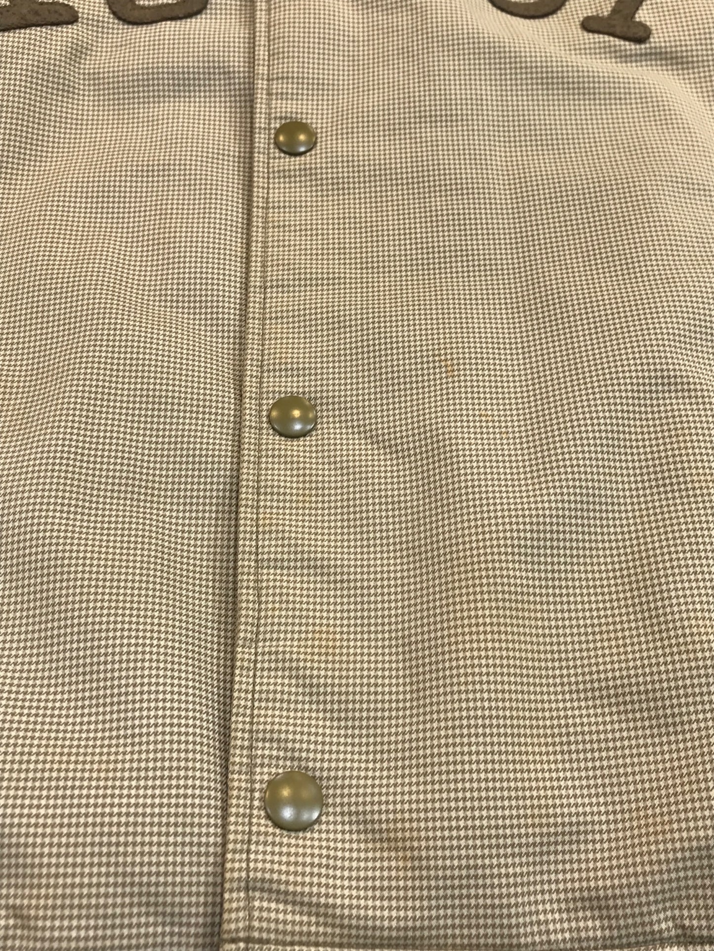 [Pre-owned] stussy Gun Club Check Varsity Jacket Jacket