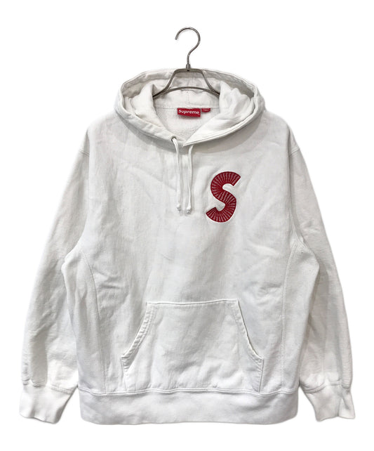[Pre-owned] SUPREME S Logo Hooded Sweatshirt