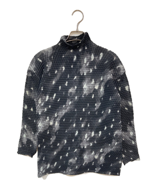 [Pre-owned] ISSEY MIYAKE All-over patterned high-neck blouse im14fj953