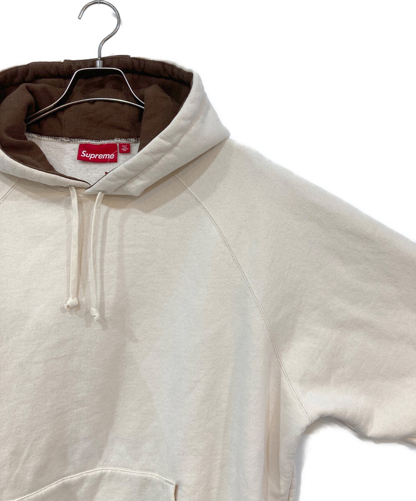 [Pre-owned] SUPREME Back Logo Hooded Sweat Shirt