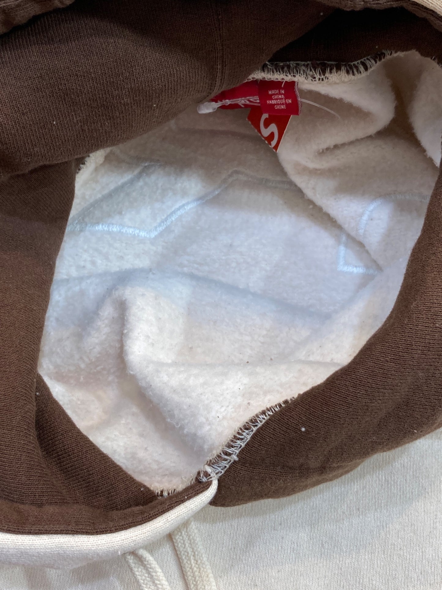 [Pre-owned] SUPREME Back Logo Hooded Sweat Shirt