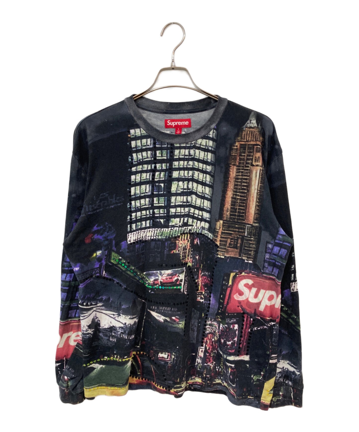 [Pre-owned] SUPREME Skyline Sequin L/S Top