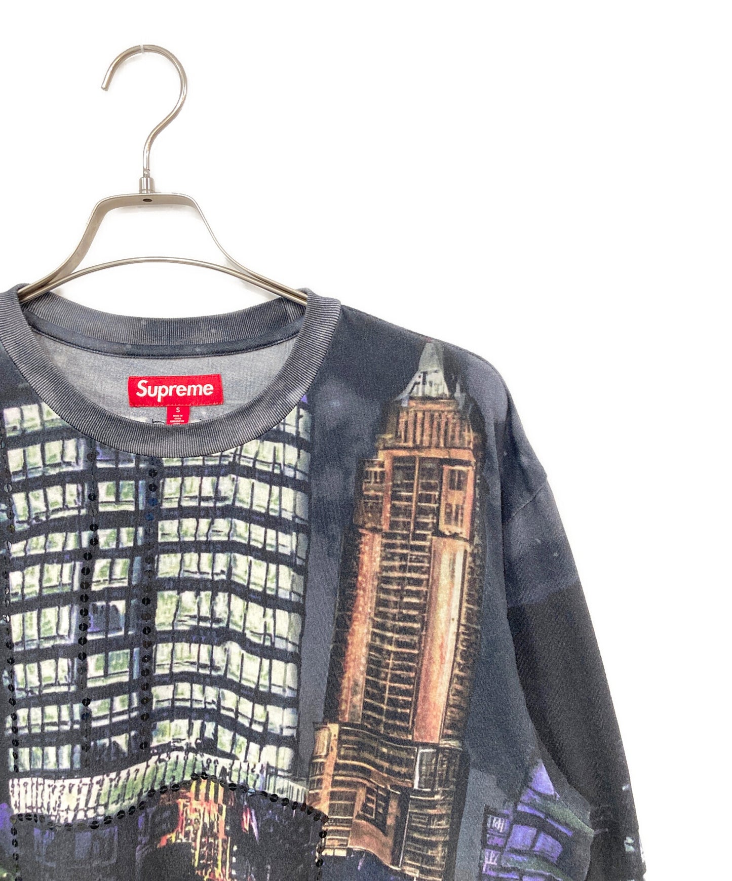 [Pre-owned] SUPREME Skyline Sequin L/S Top