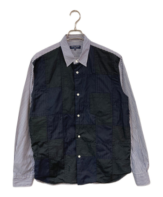 [Pre-owned] COMME des GARCONS HOMME Patchwork Switched Stripe Shirt HK-B016