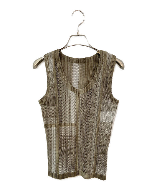 [Pre-owned] PLEATS PLEASE Pleated sleeveless cut and sewn PP71-JK721