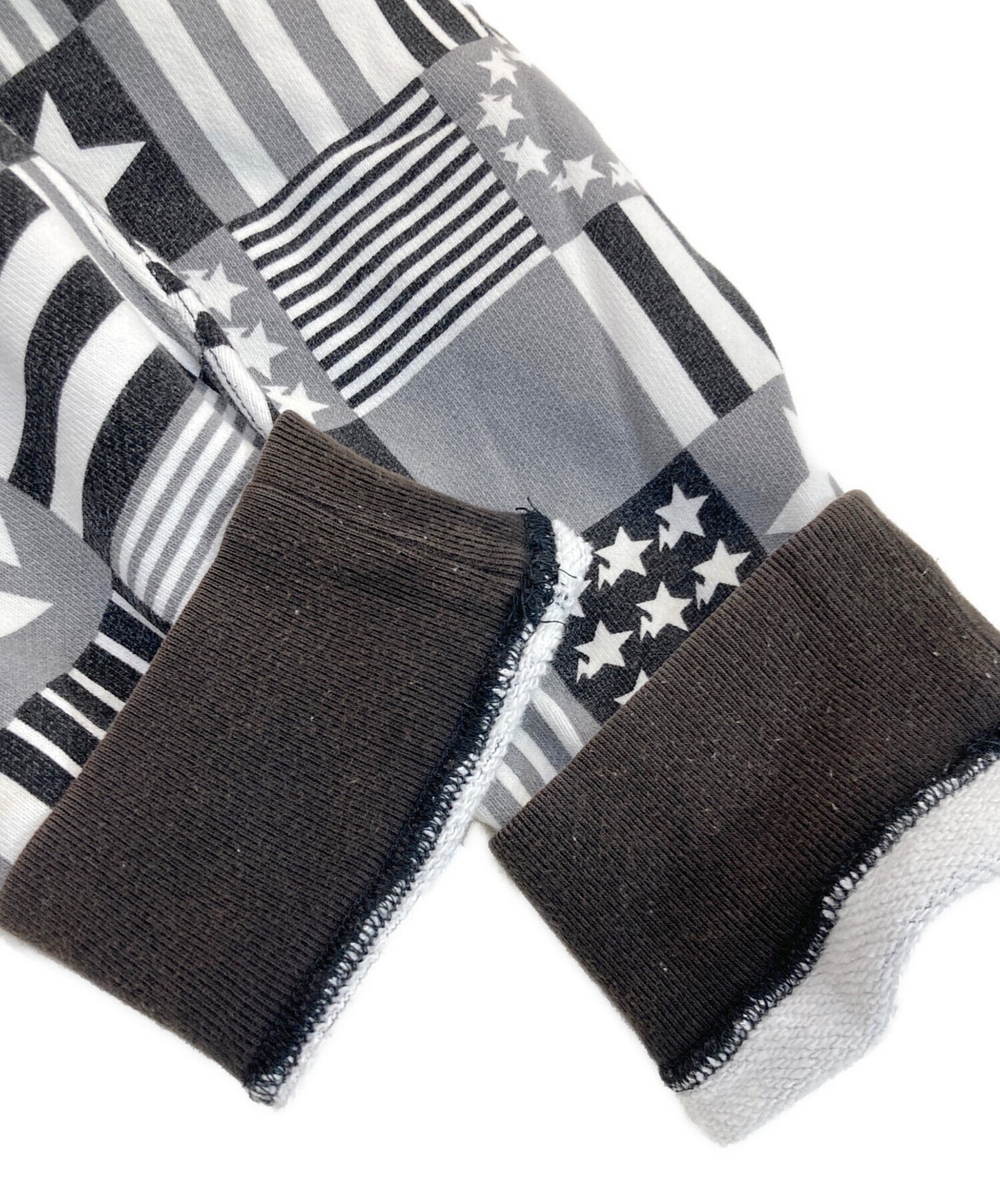 [Pre-owned] A BATHING APE Zip parka with all-over pattern