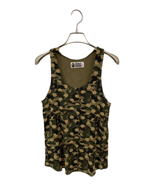 [Pre-owned] A BATHING APE 00'S camo pattern tank top 1910-283-509