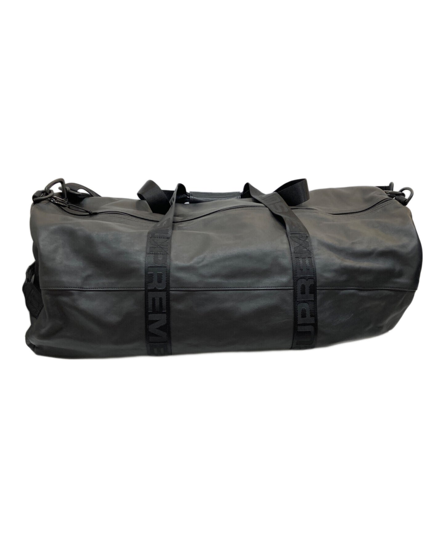 [Pre-owned] SUPREME Leather Large Duffle Bag