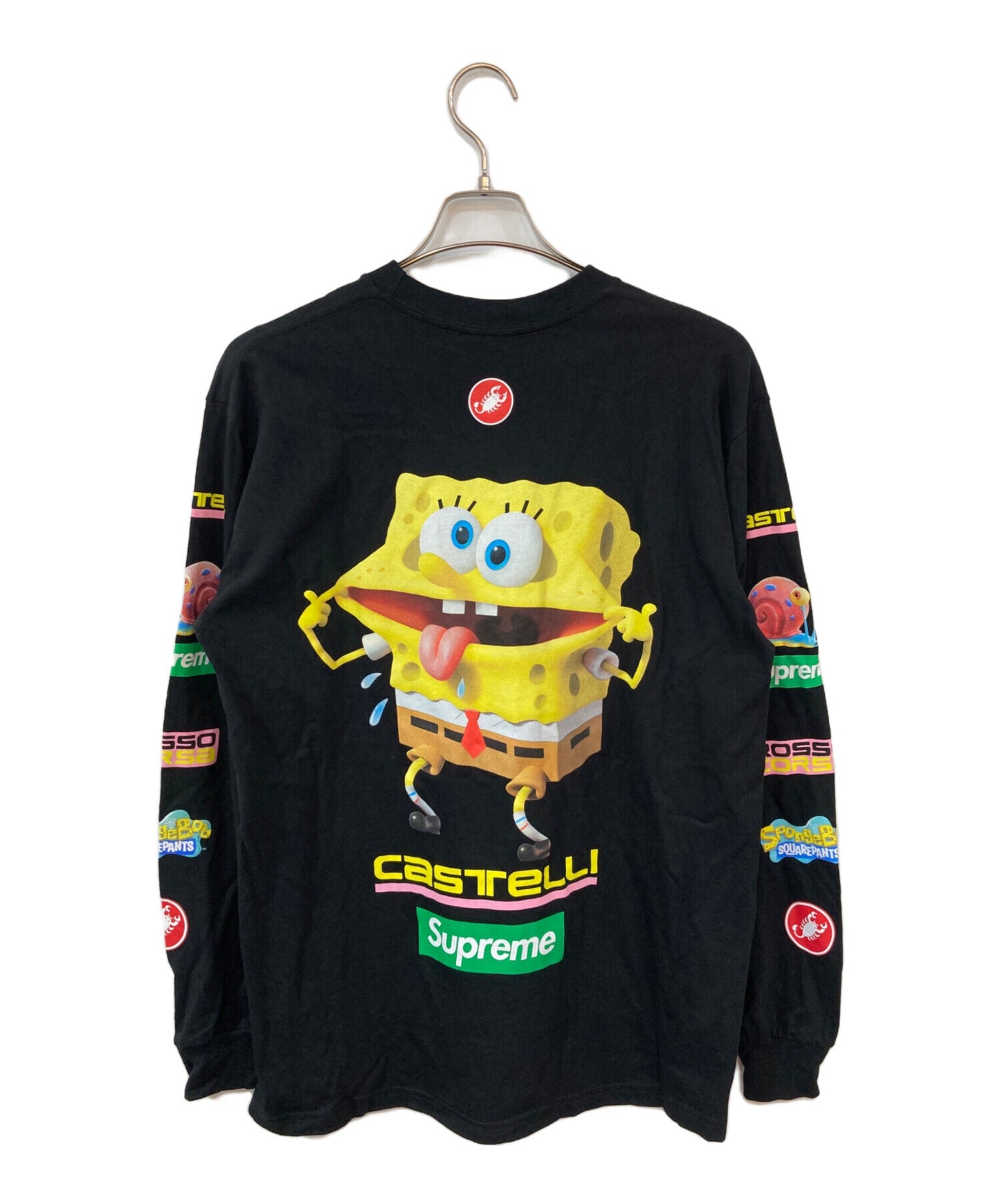 [Pre-owned] SUPREME Sponge Bob Castelli Cycling L/S Tee