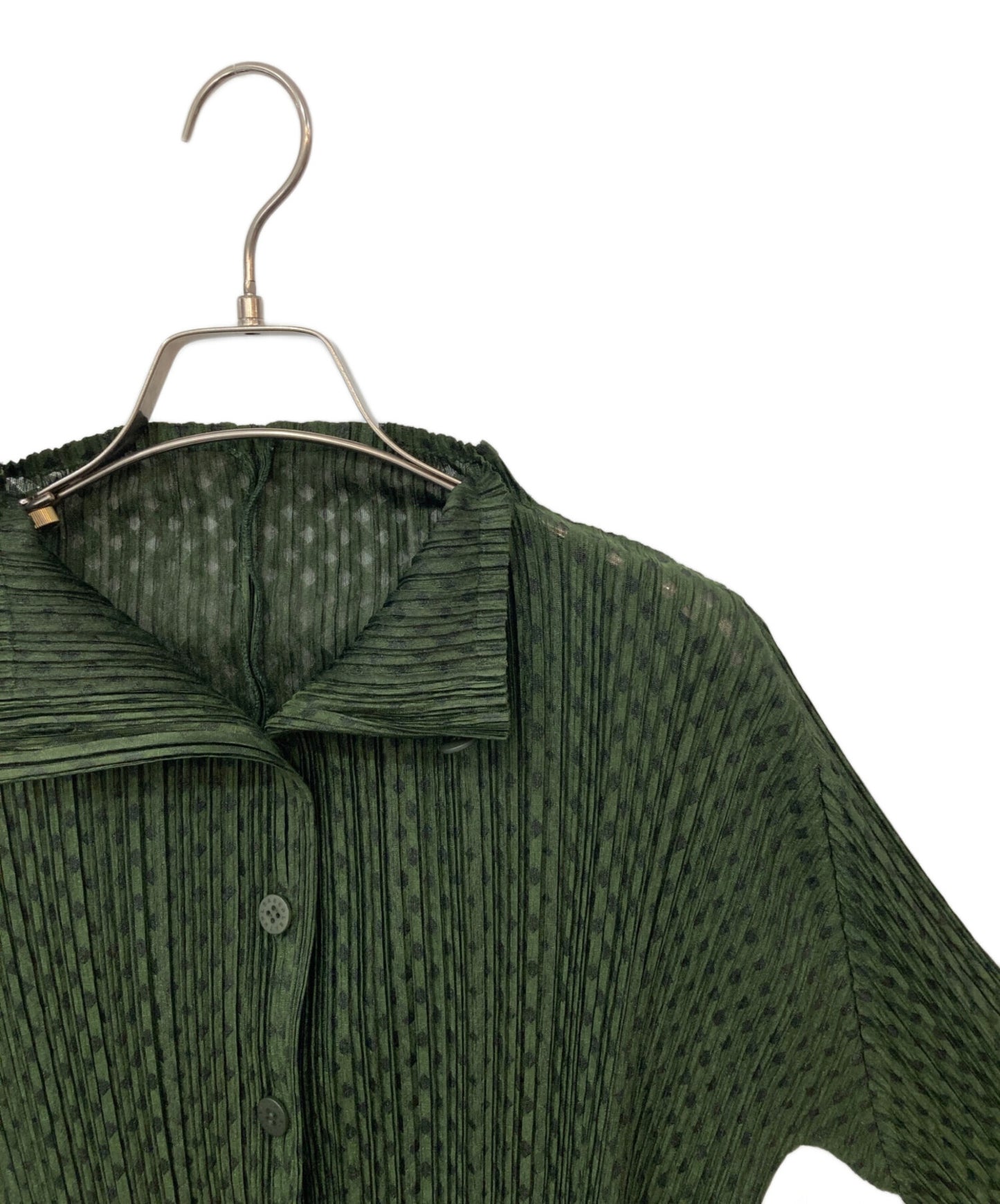 [Pre-owned] PLEATS PLEASE pleated cardigan PP91-JJ617