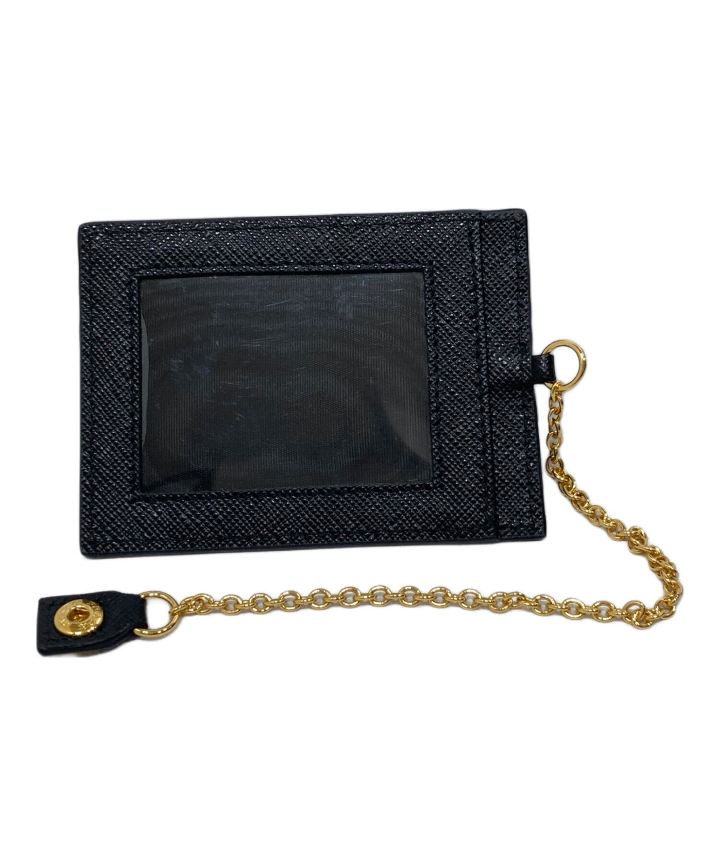 [Pre-owned] PRADA Saffiano leather long wallet 1MH132