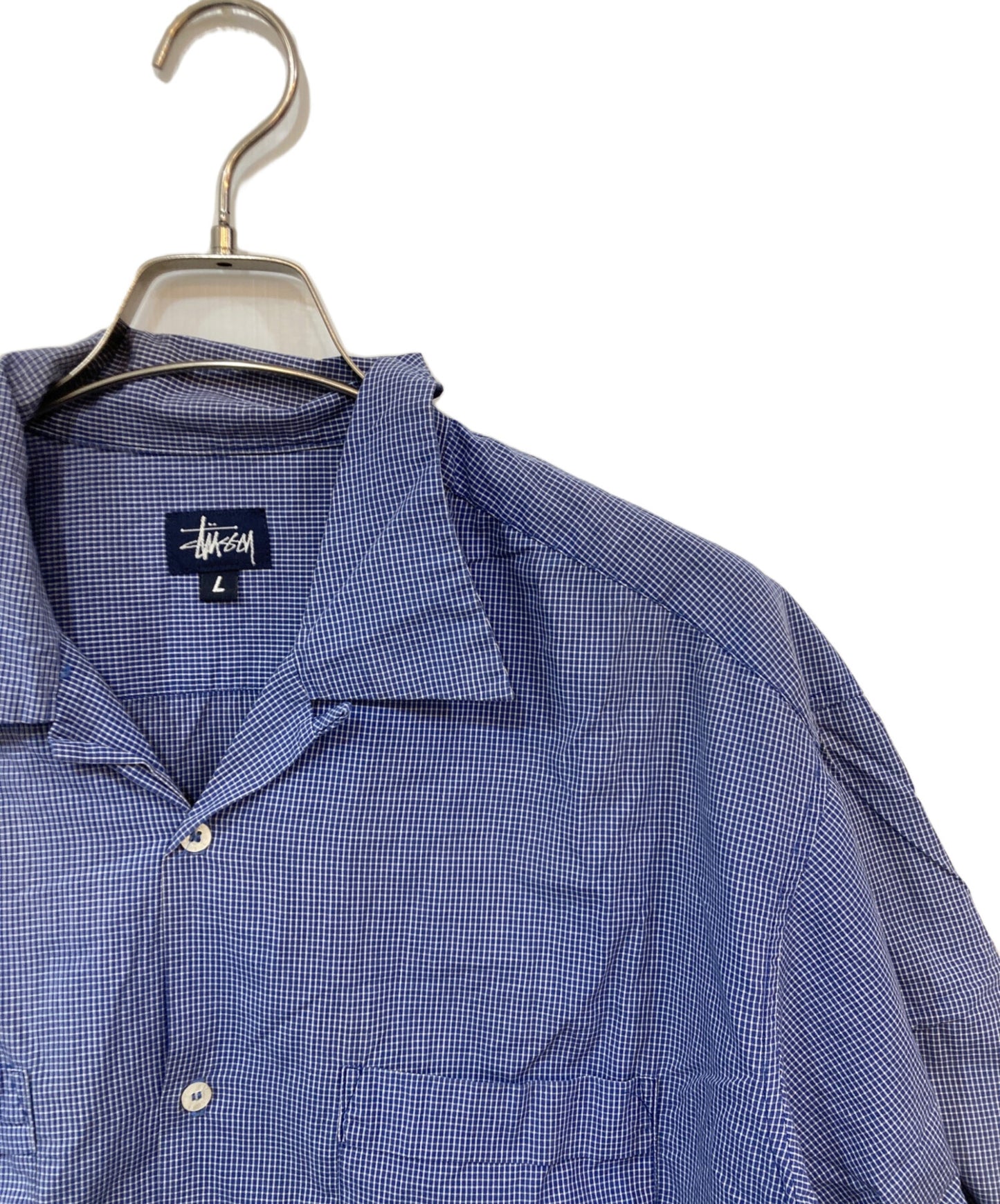 [Pre-owned] stussy gingham check shirt
