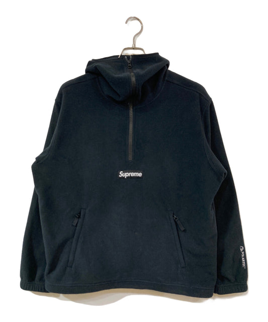 [Pre-owned] SUPREME Polartec Facemask Half Zip Hooded Sweatshirt