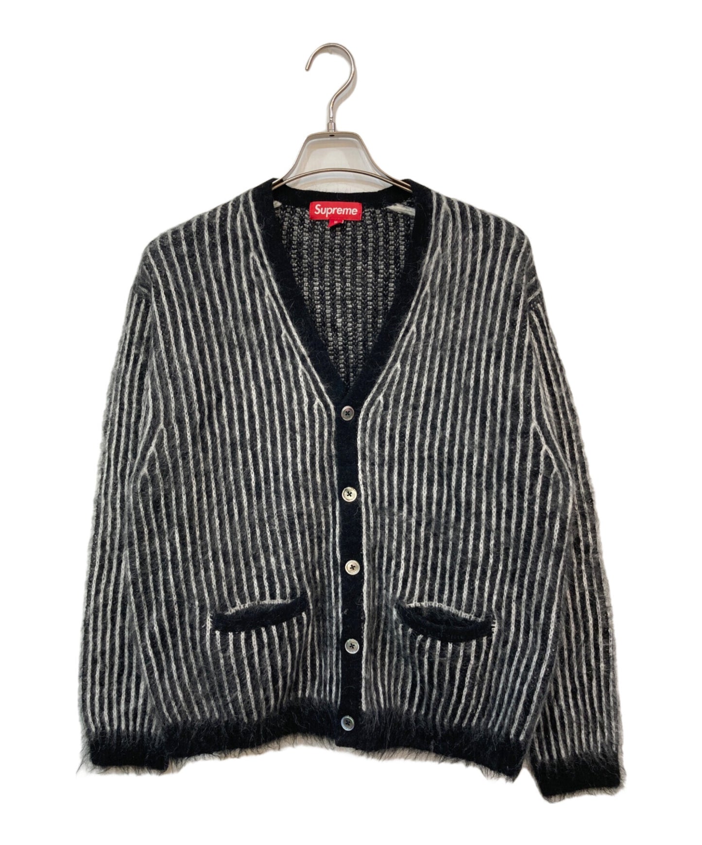 [Pre-owned] SUPREME 2-Tone Mohair Cardigan
