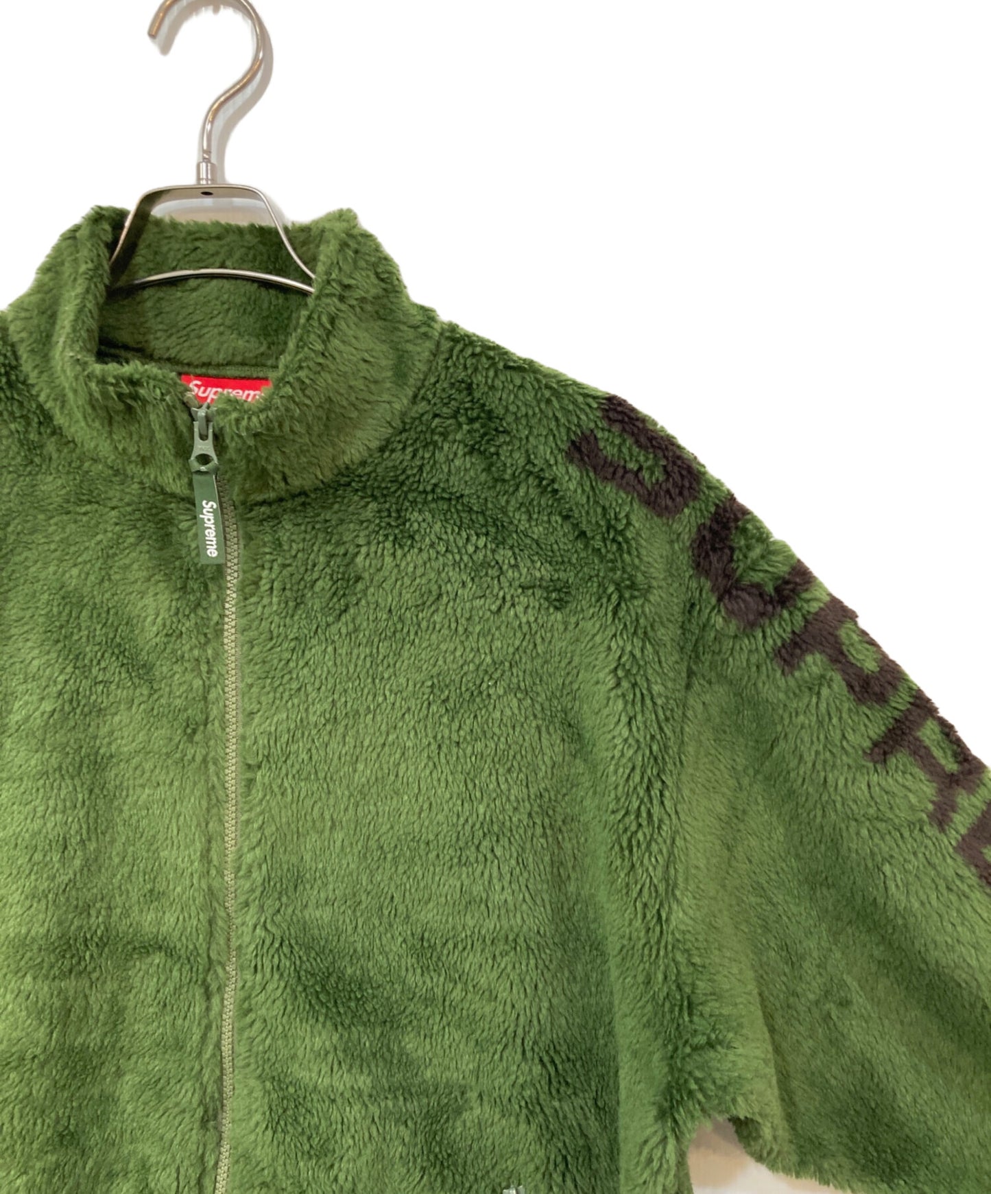 [Pre-owned] SUPREME Shoulder Logo Fleece Jacket