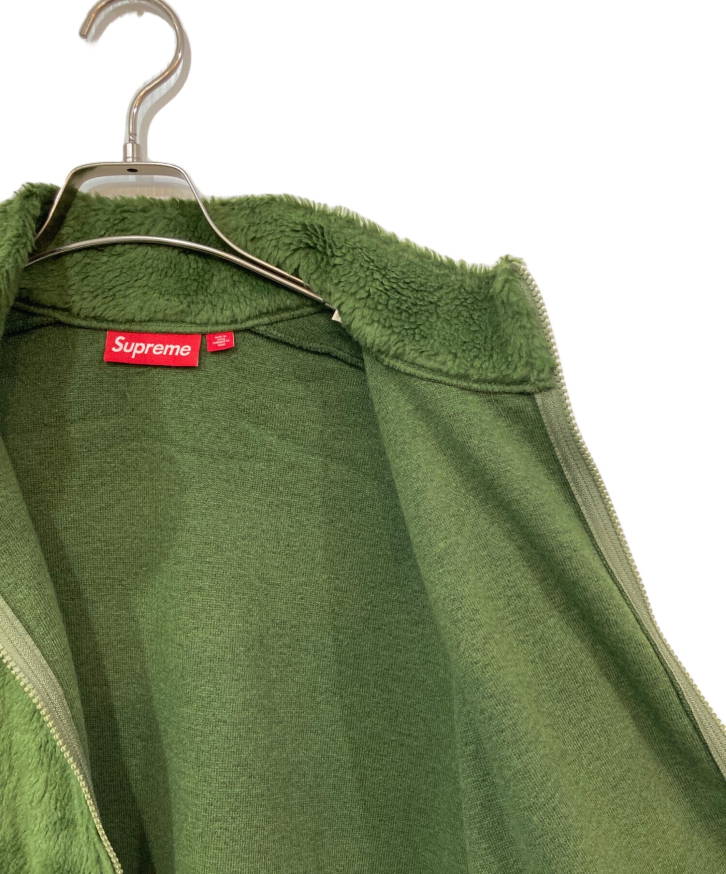 [Pre-owned] SUPREME Shoulder Logo Fleece Jacket
