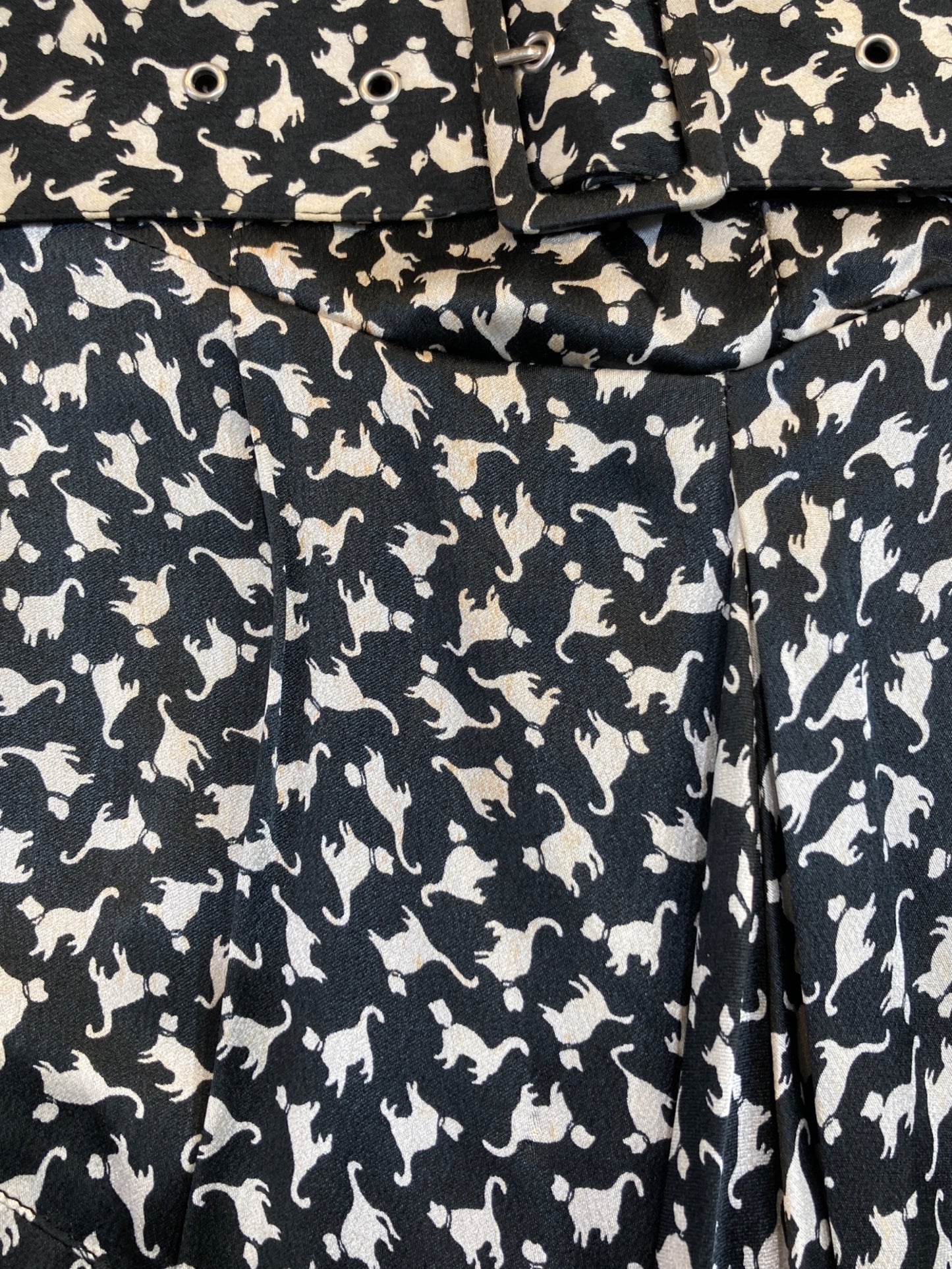 [Pre-owned] Vivienne Westwood RED LABEL Cat print shirt dress