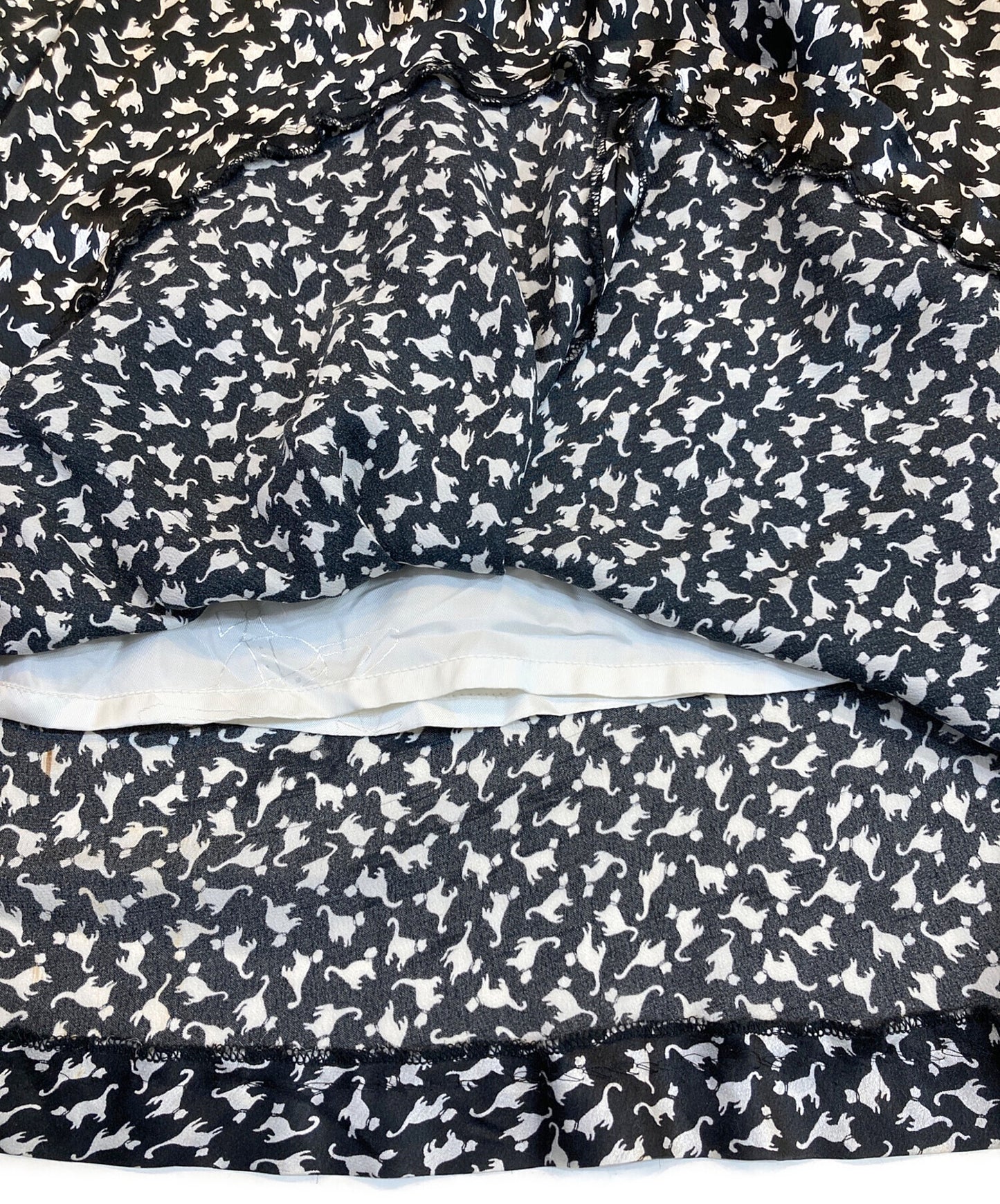 [Pre-owned] Vivienne Westwood RED LABEL Cat print shirt dress